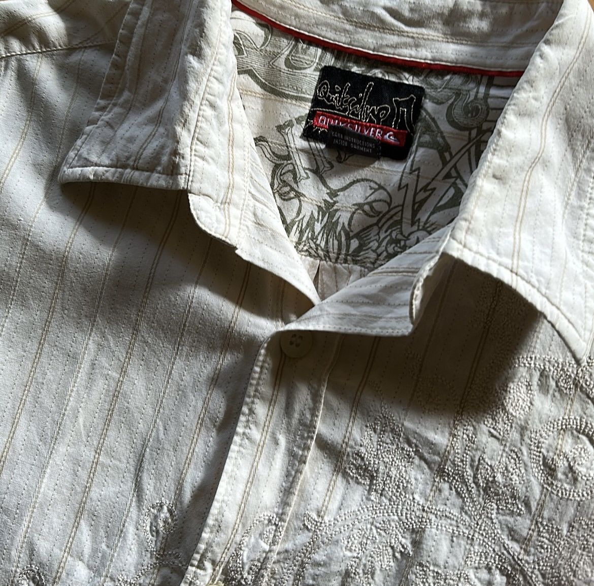 Quiksilver vintage quiksilver button up shirt Size US S / EU 44-46 / 1 - 2 Thumbnail
