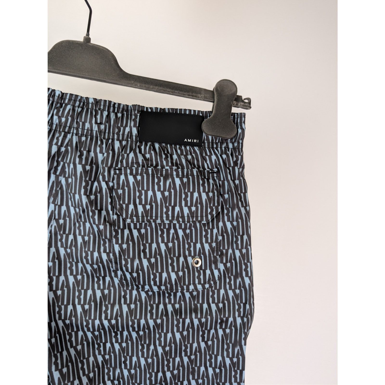 Amiri o1rshd1 Allover Amiri Swim Trunk Short in Dusty Blue Size US 30 / EU 46 - 14 Thumbnail