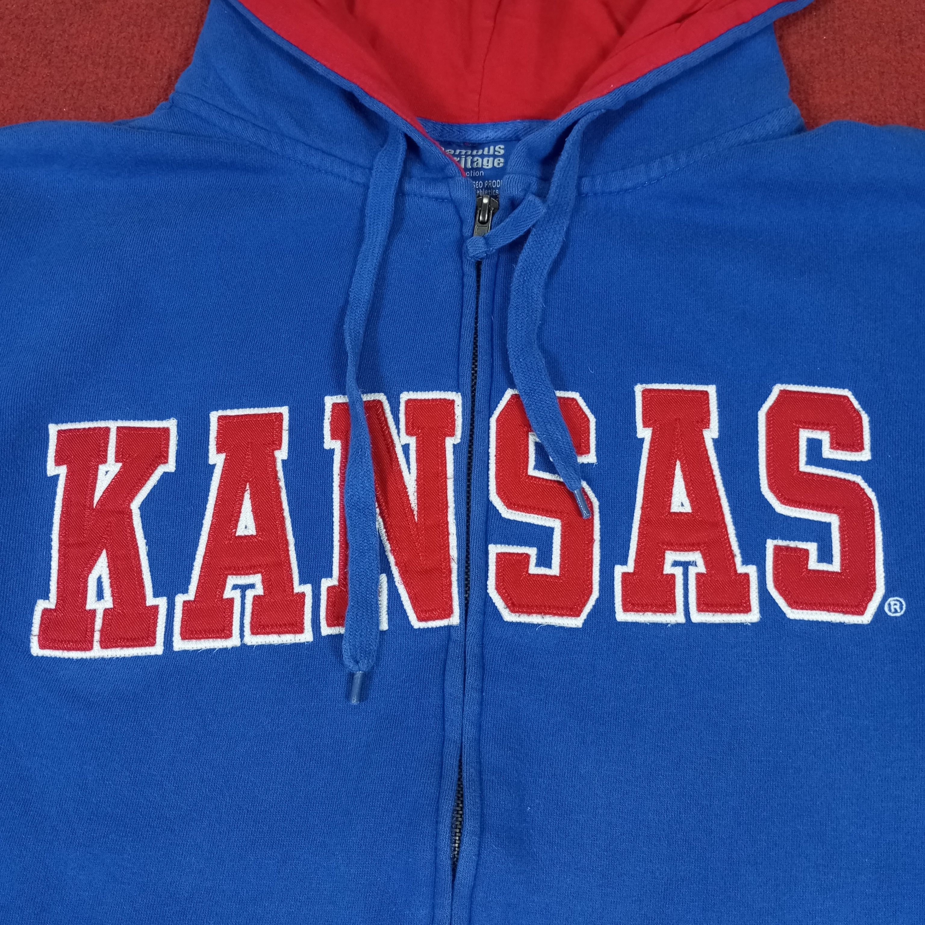 NFL × Vintage Kansas American Sports Team Style Center Spellout Hoodies Size US M / EU 48-50 / 2 - 2 Thumbnail
