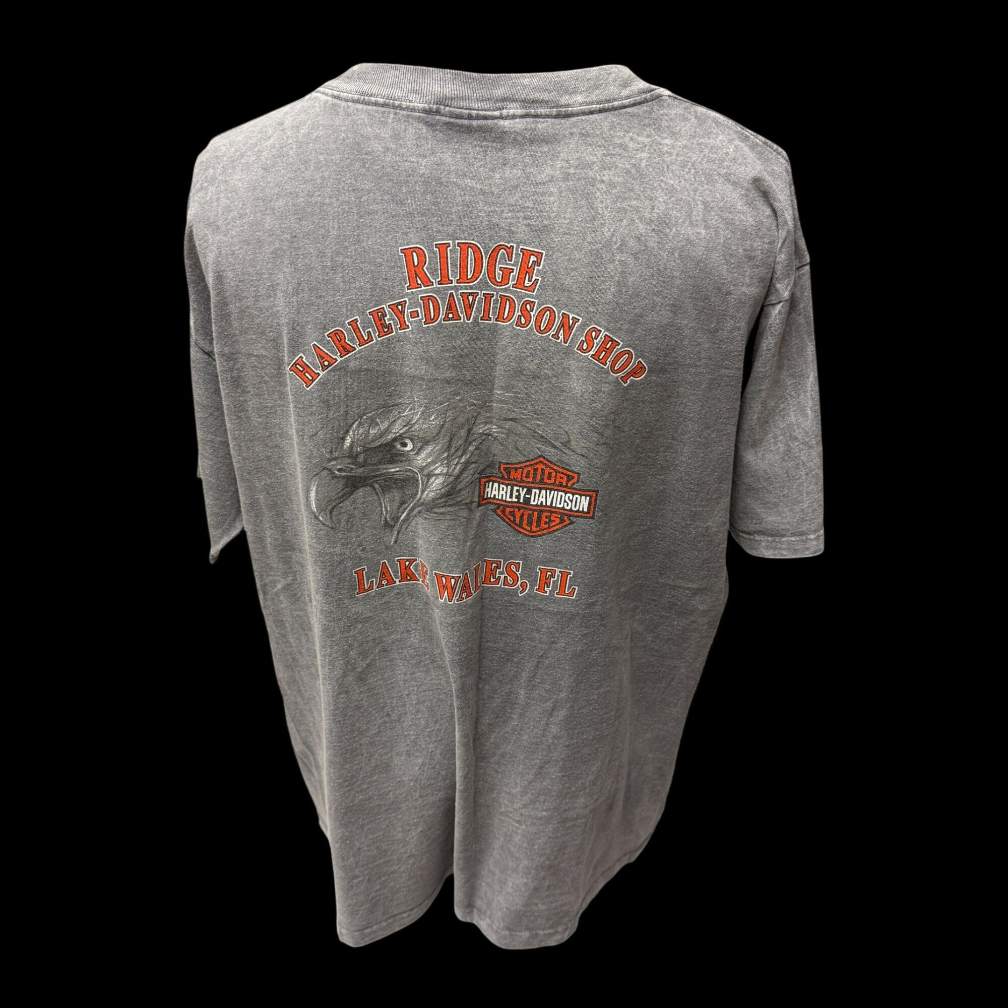 Harley Davidson AMERICAN LEGEND Eagle Lake Wales Fl Motorcycle Biker Shirt Size US XL / EU 56 / 4 - 3 Thumbnail