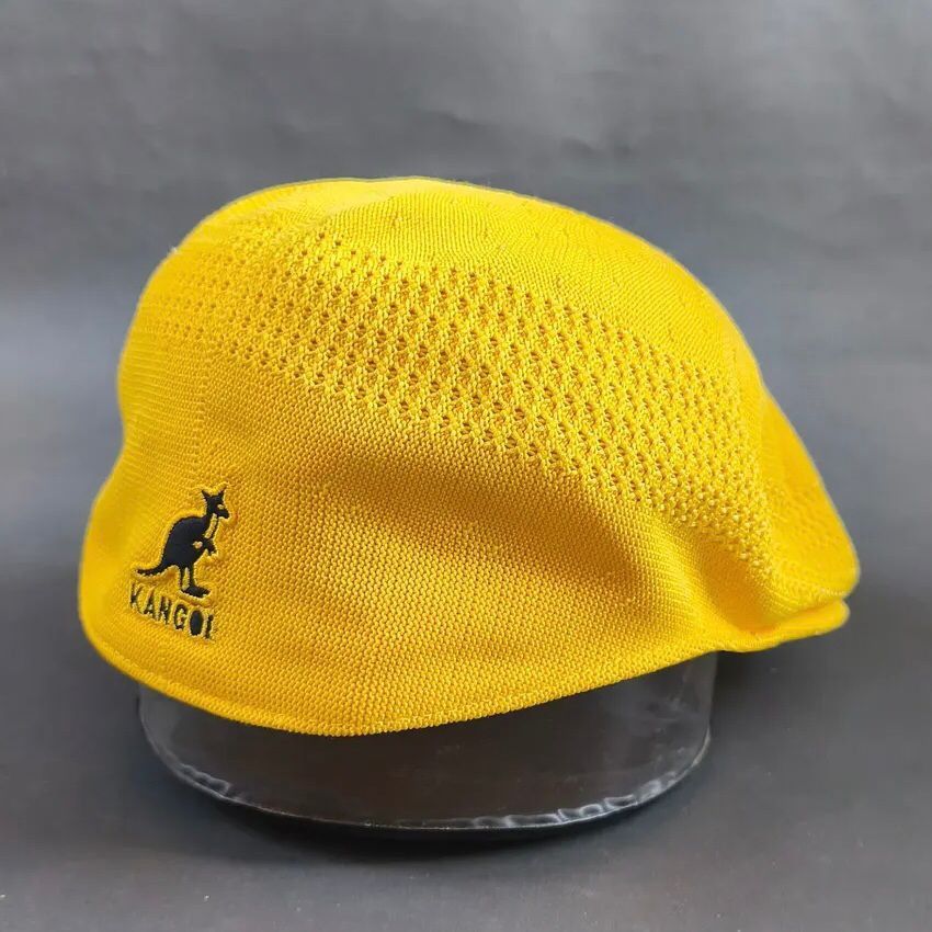 Kangol Kangol yellow Flatcap iconic newsboy cap Size ONE SIZE - 4 Thumbnail