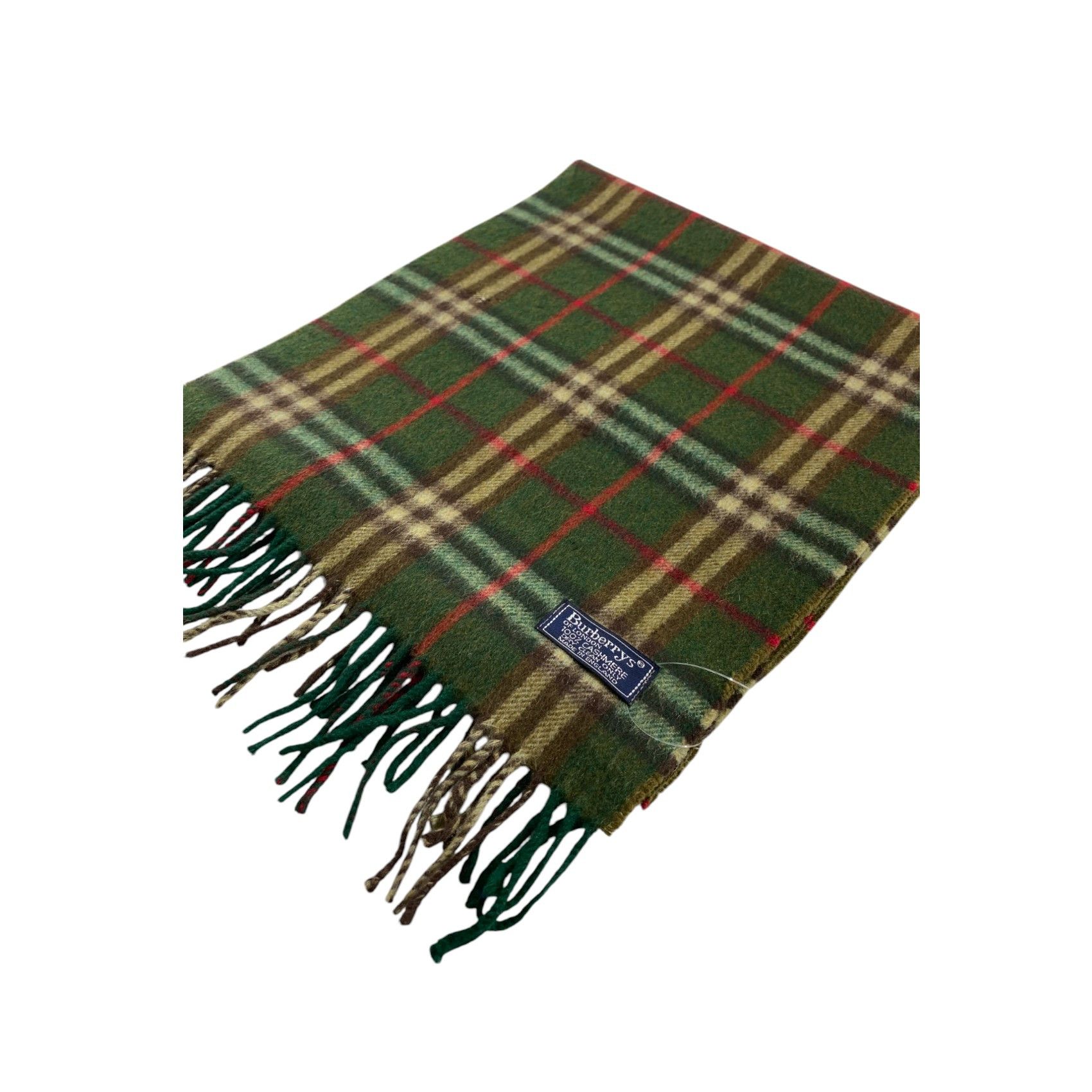 Burberry × Vintage Burberry Scarf / Muffler / Neckwear - WW1676 Size ONE SIZE - 3 Thumbnail