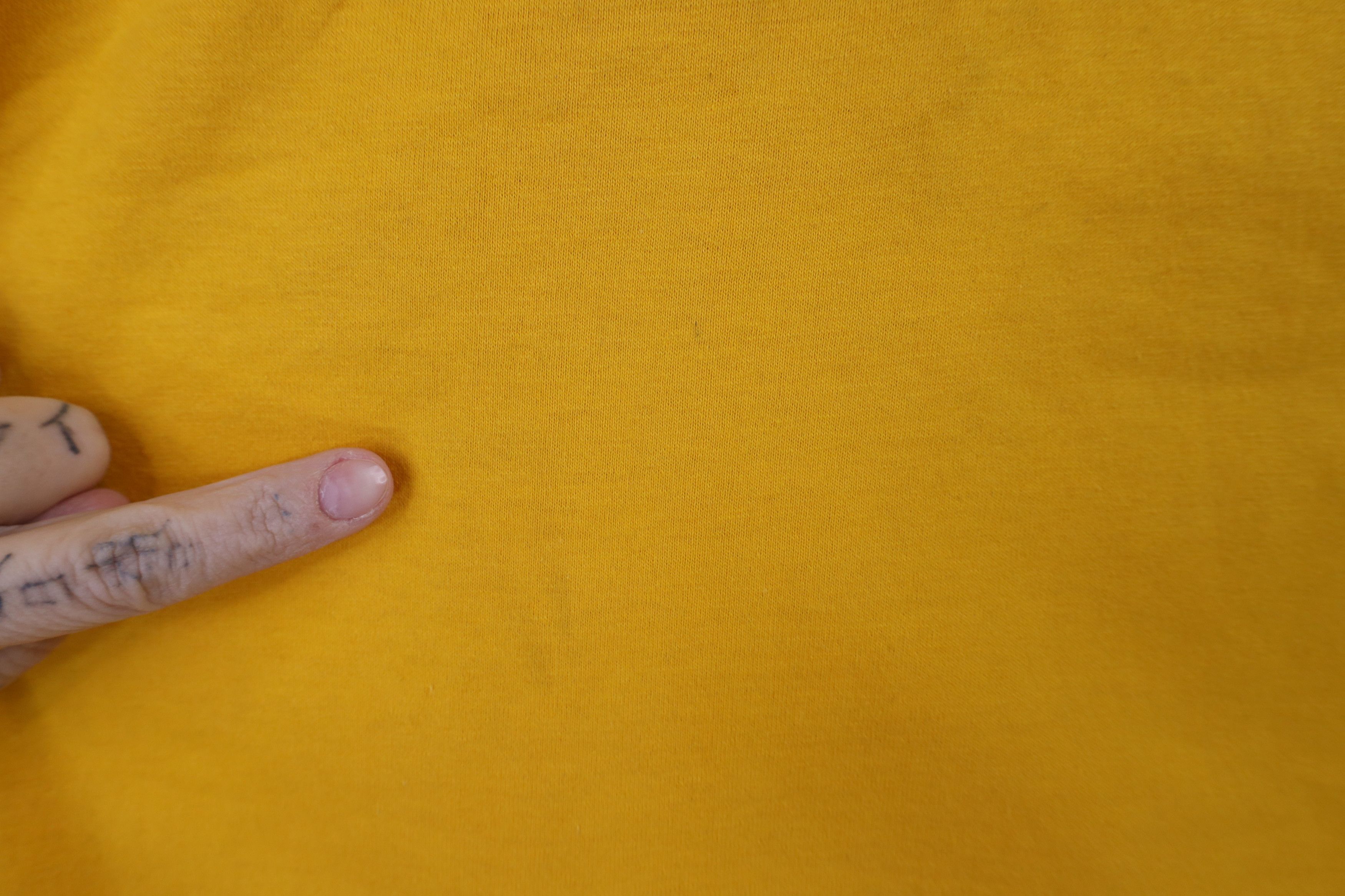 Vintage Vintage 90s Streetwear Short Sleeve T-Shirt Yellow USA Size US XXL / EU 58 / 5 - 4 Thumbnail