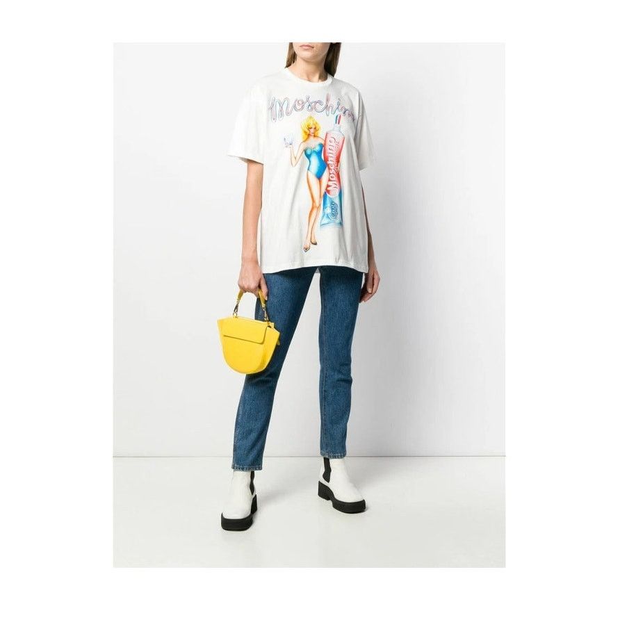 Moschino AW19 Moschino Jeremy Scott Toothpaste Oversized T-shirt Tee Size XS / US 0-2 / IT 36-38 - 2 Thumbnail