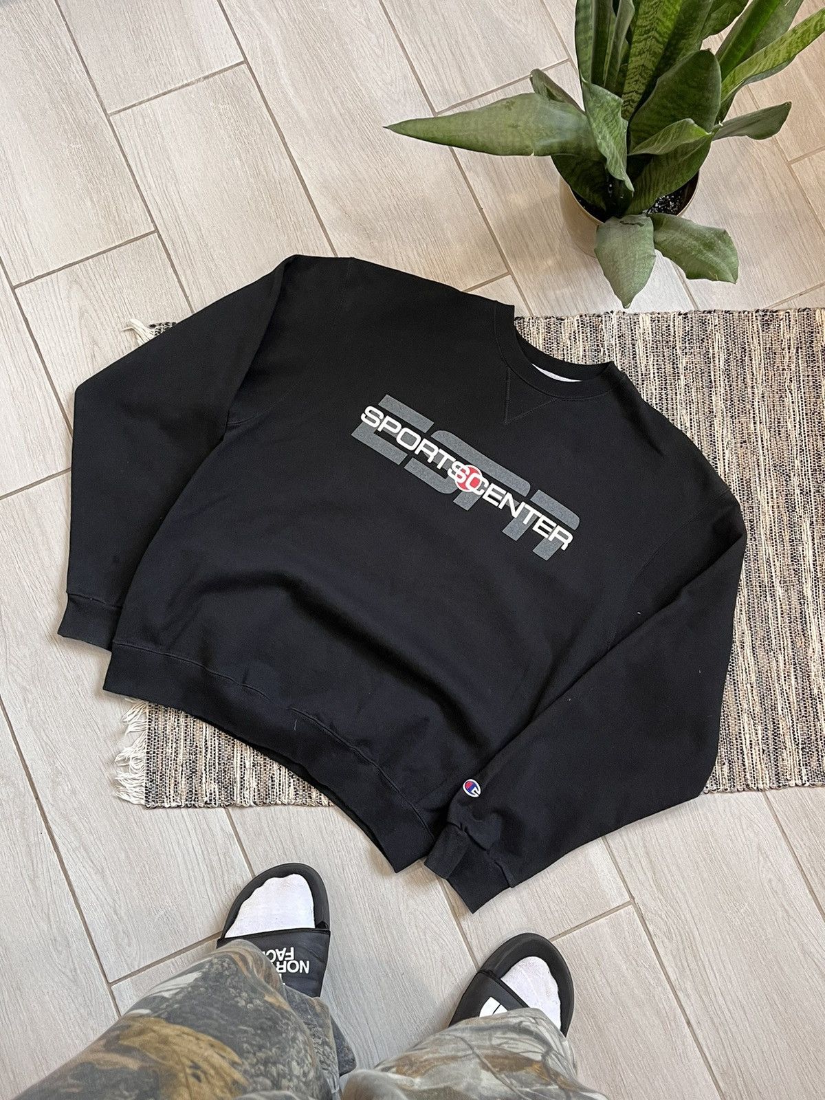 Champion × Vintage Vintage Champion blank sweatshirt Sport Center ESPN Size US L / EU 52-54 / 3 - 1 Thumbnail