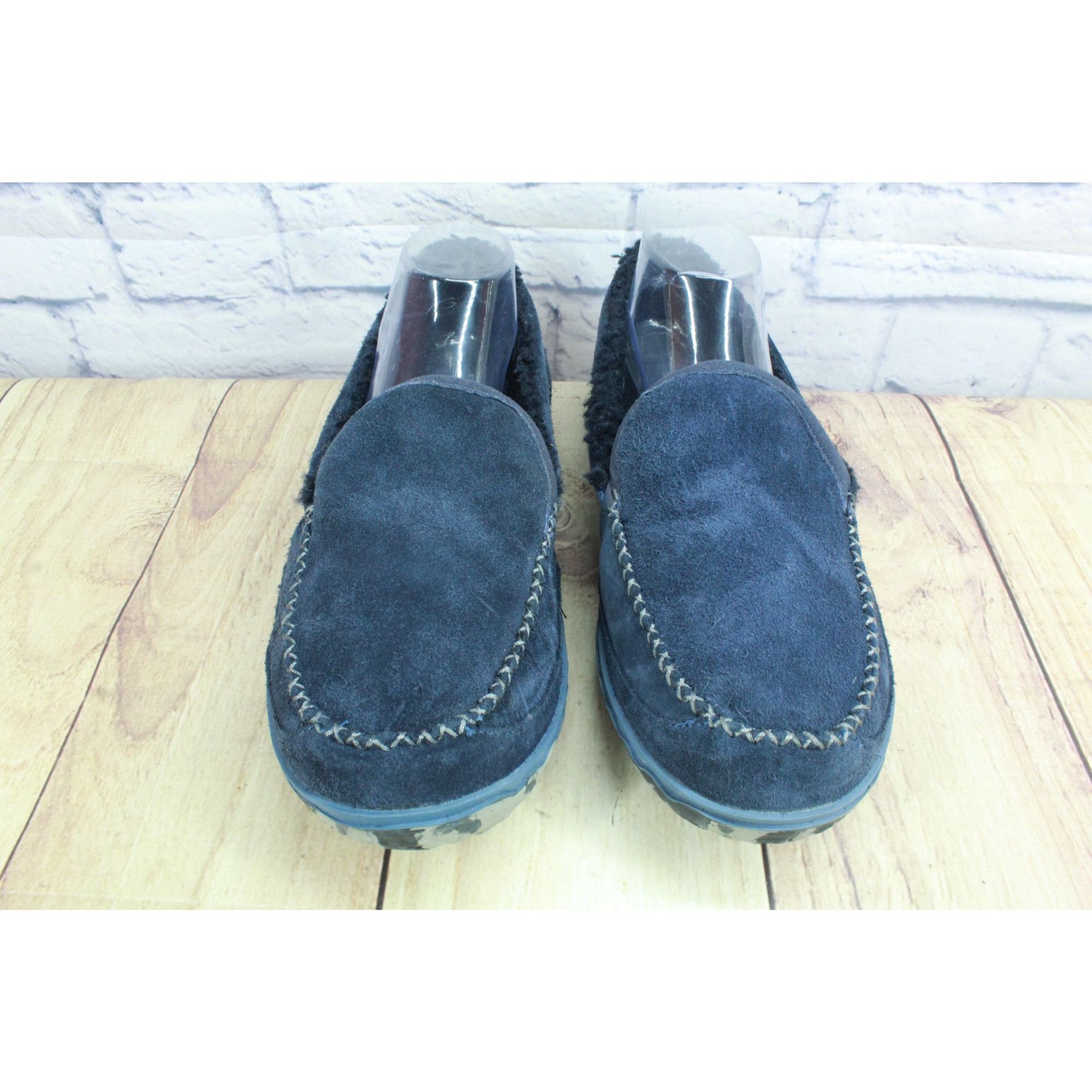 L.L. Bean LL Bean Carbon Navy Fleece Lined Slippers Men's Size 11 Size US 11 / EU 44 - 5 Thumbnail