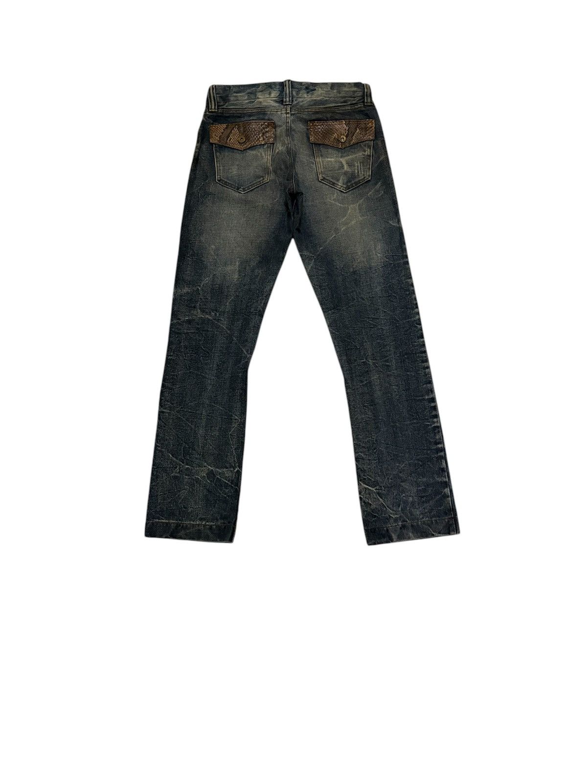 Global Work × Vintage Japanese Global Work Streetwear Flared Distressed Denim Size US 32 / EU 48 - 8 Thumbnail