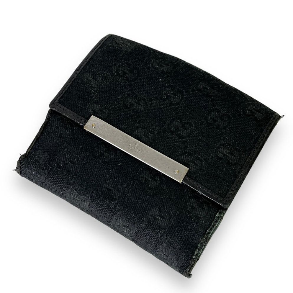 Gucci Gucci Vintage GG Monogram Canvas Leather Bifold Wallet Size ONE SIZE - 1 Thumbnail