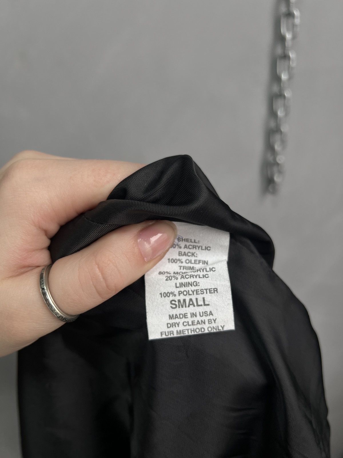 Hysteric Glamour Vintage Faux Fur Long Jakcet Black Coat if six was nine Size US M / EU 48-50 / 2 - 14 Thumbnail