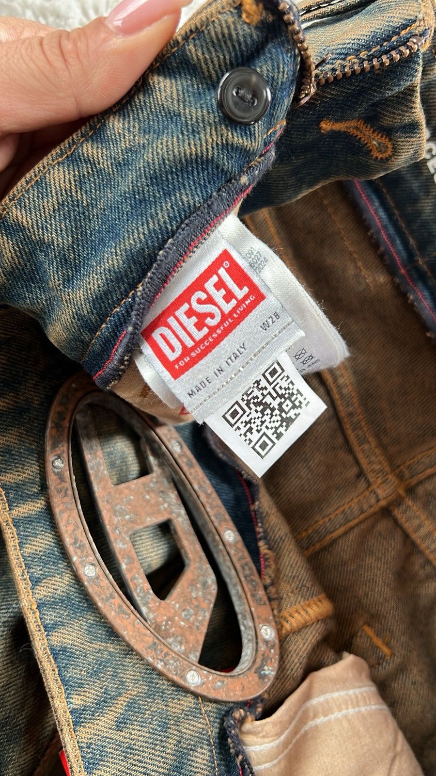 Diesel Diseal Vintage wash jeans Size 27" / US 4 / IT 40 - 2 Thumbnail