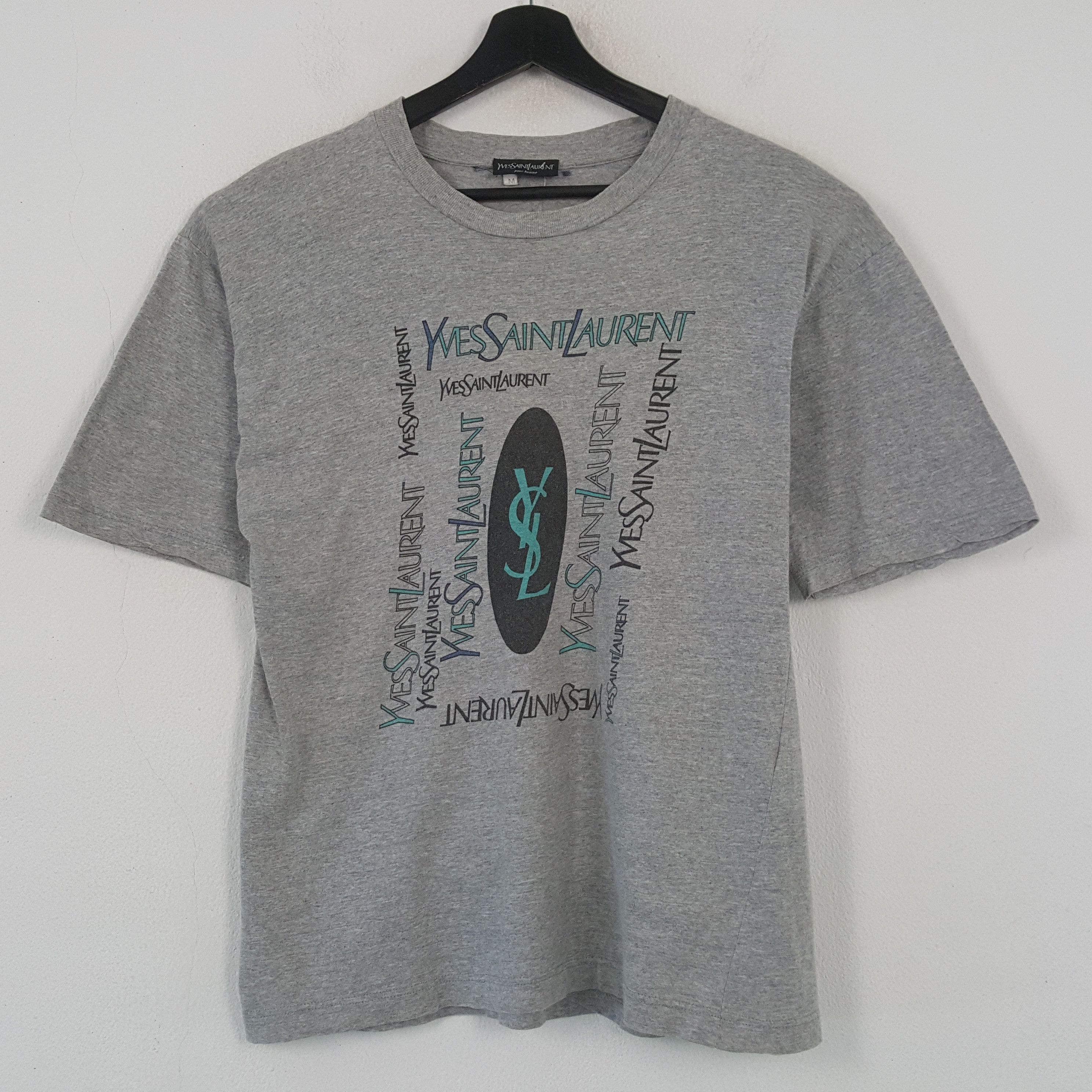 Yves Saint Laurent YVES SAINT LAUREN YSL Fashion Brand Tshirt C294N22 Size US M / EU 48-50 / 2 - 1 Thumbnail