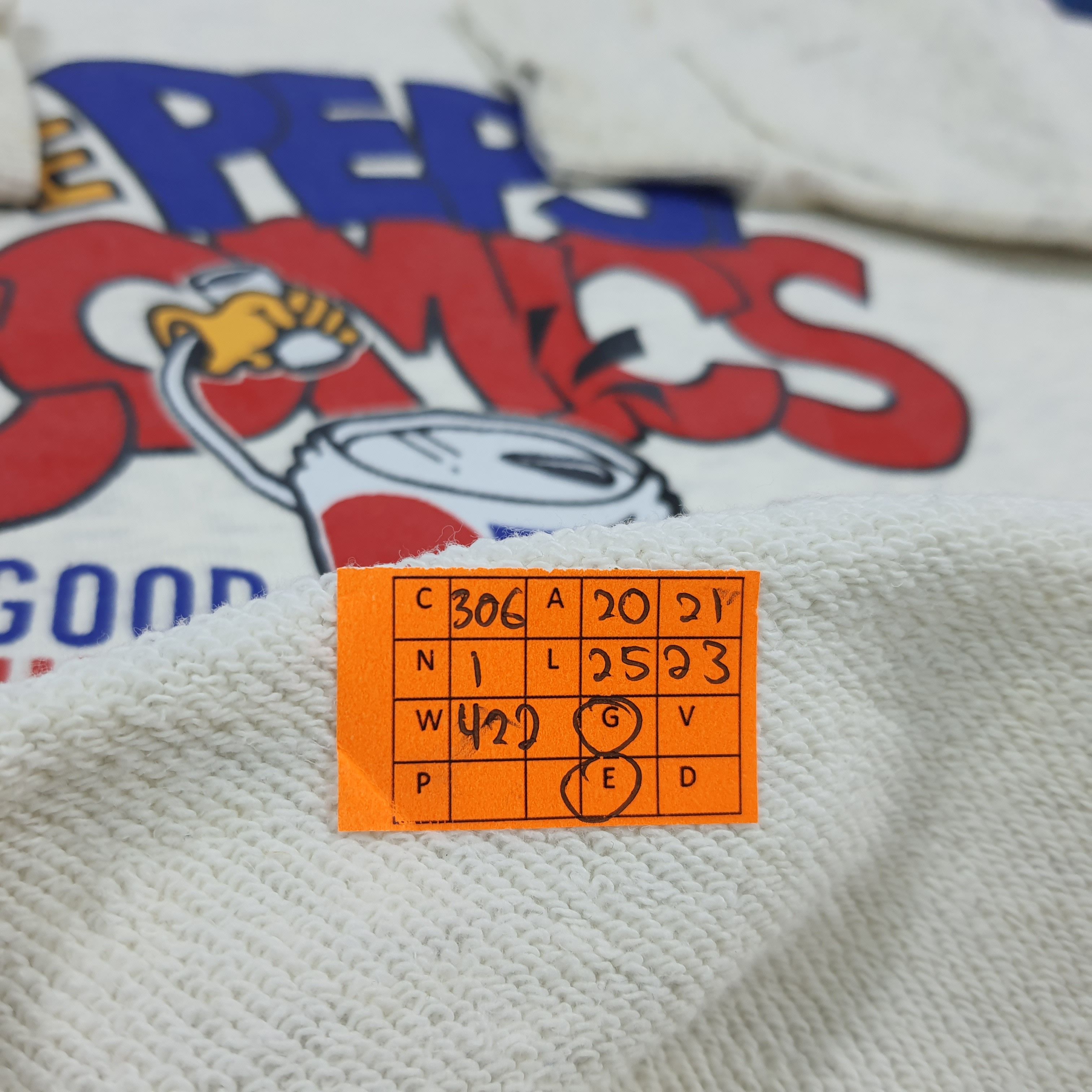 Pepsi Vintage 90s Retro Pepsi Cola Comics Sweatshirt C306N1 Size US S / EU 44-46 / 1 - 8 Thumbnail