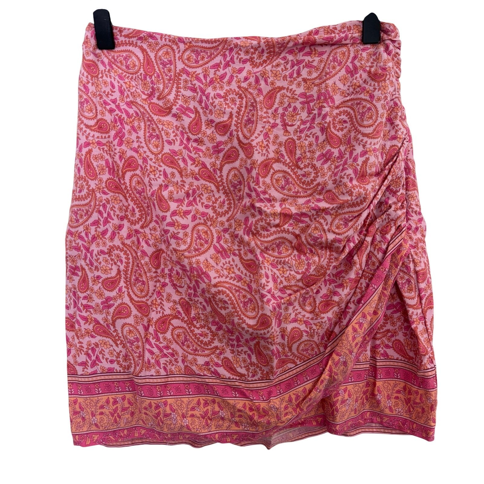 Other VICI Pink Paisley Mini Skirt Size Small Size 27" / US 4 / IT 40 - 2 Thumbnail