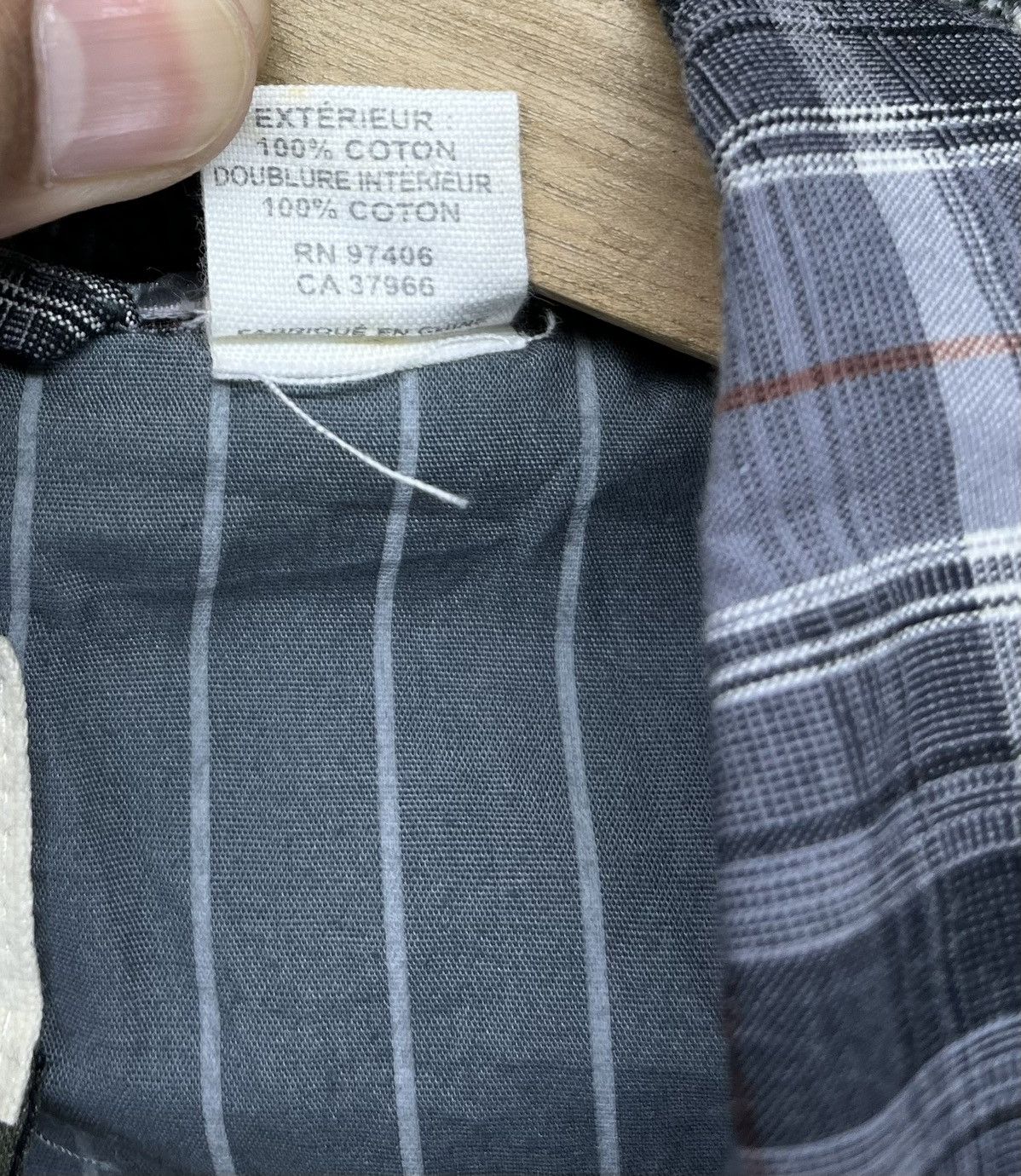 Japanese Brand Vintage Triple Five Soul Essentials Shadow Plaid Rare Jacket Size L / US 10 / IT 46 - 13 Thumbnail