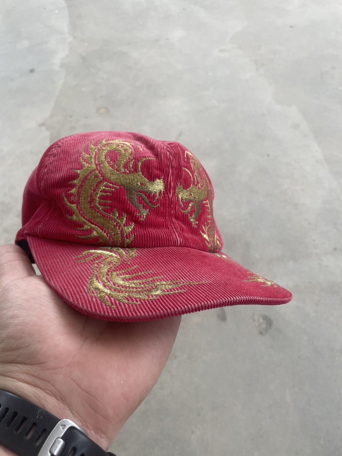 Hysteric Glamour × Vintage VINTAGE HYSTERIC GLAMOUR KINKY SLICK DRAGON EMBROIDERY CAP Size ONE SIZE - 3 Thumbnail