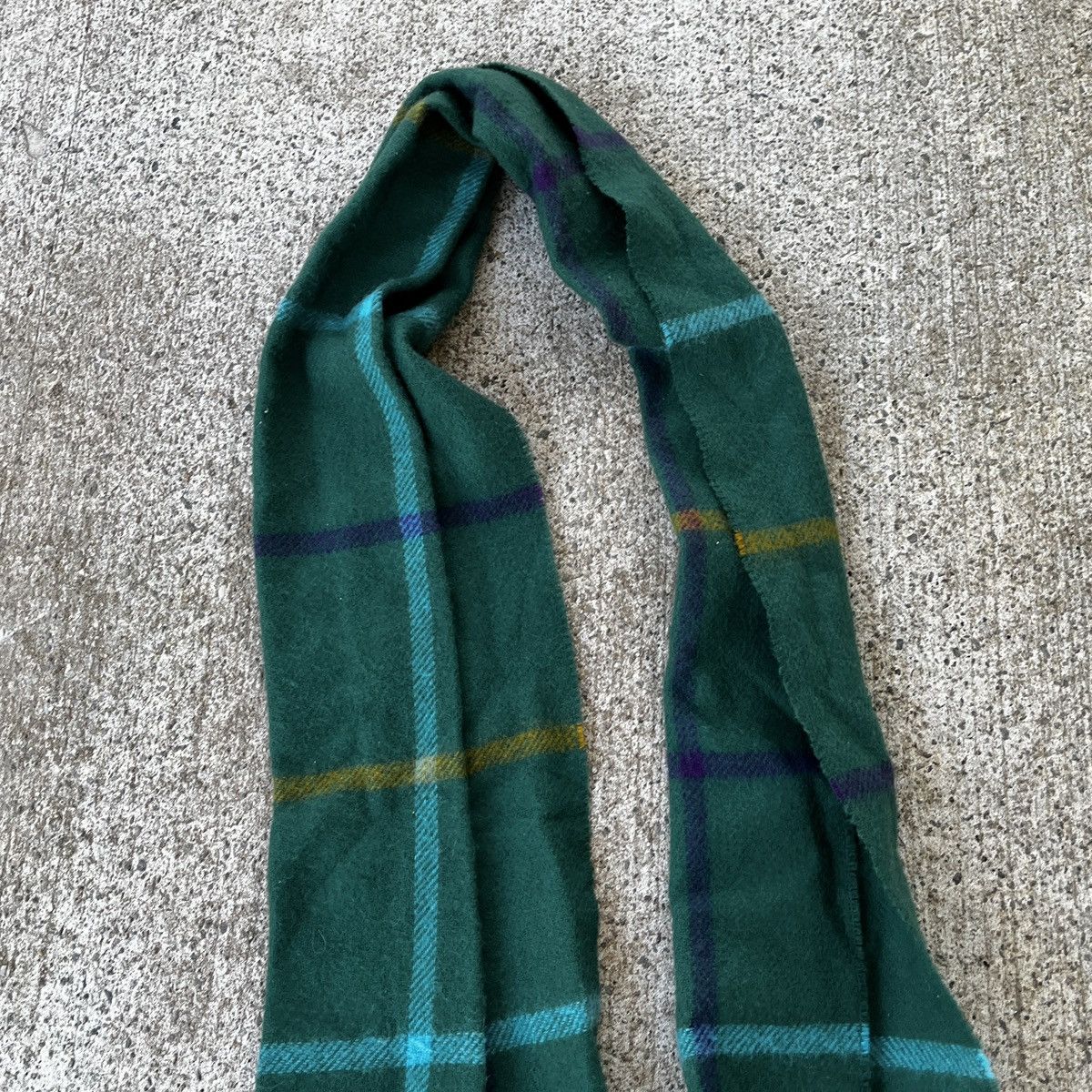Vintage Vintage 100% Lamb Wool Scarf Made In Germany 90’s Size ONE SIZE - 3 Thumbnail