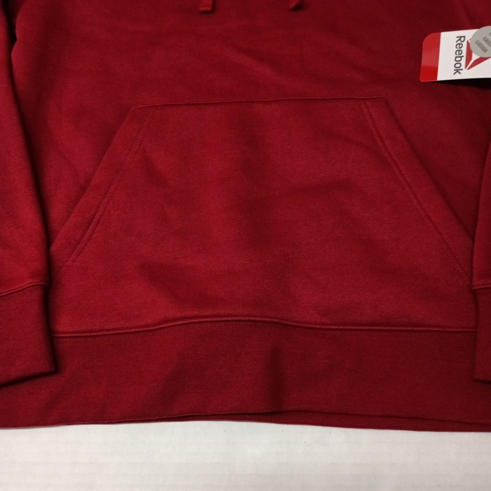 Reebok Reebok Delta Logo Hoodie Men's Size M Red Kangaroo Pocket Size US M / EU 48-50 / 2 - 2 Thumbnail
