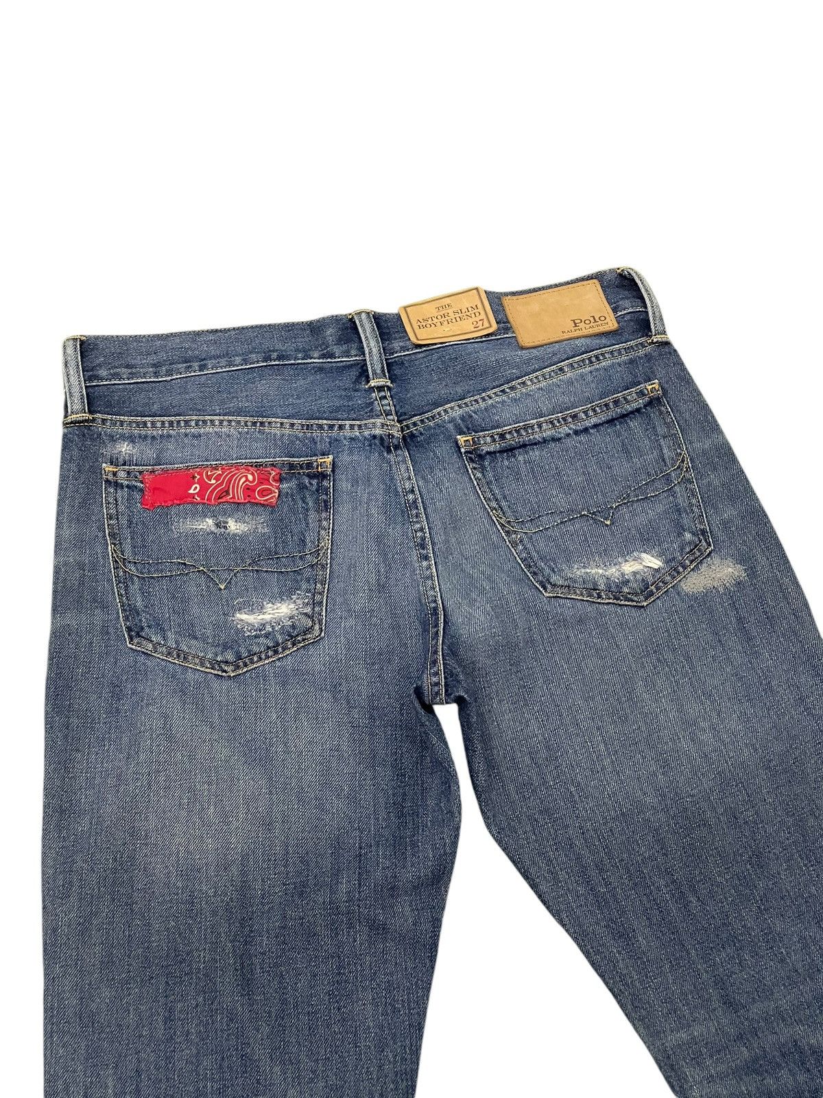 Polo Ralph Lauren New Patchwork Jeans Polo Ralph Lauren Slim Tapered Size US 27 - 17 Thumbnail