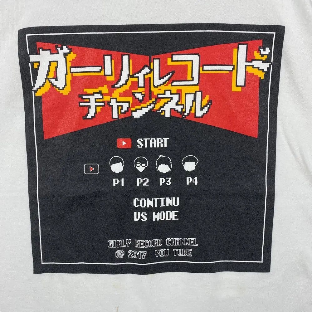 Japanese Brand 2017 You Tube Girly Record Comedy Duo Channel Tee Shirt Size US M / EU 48-50 / 2 - 2 Thumbnail