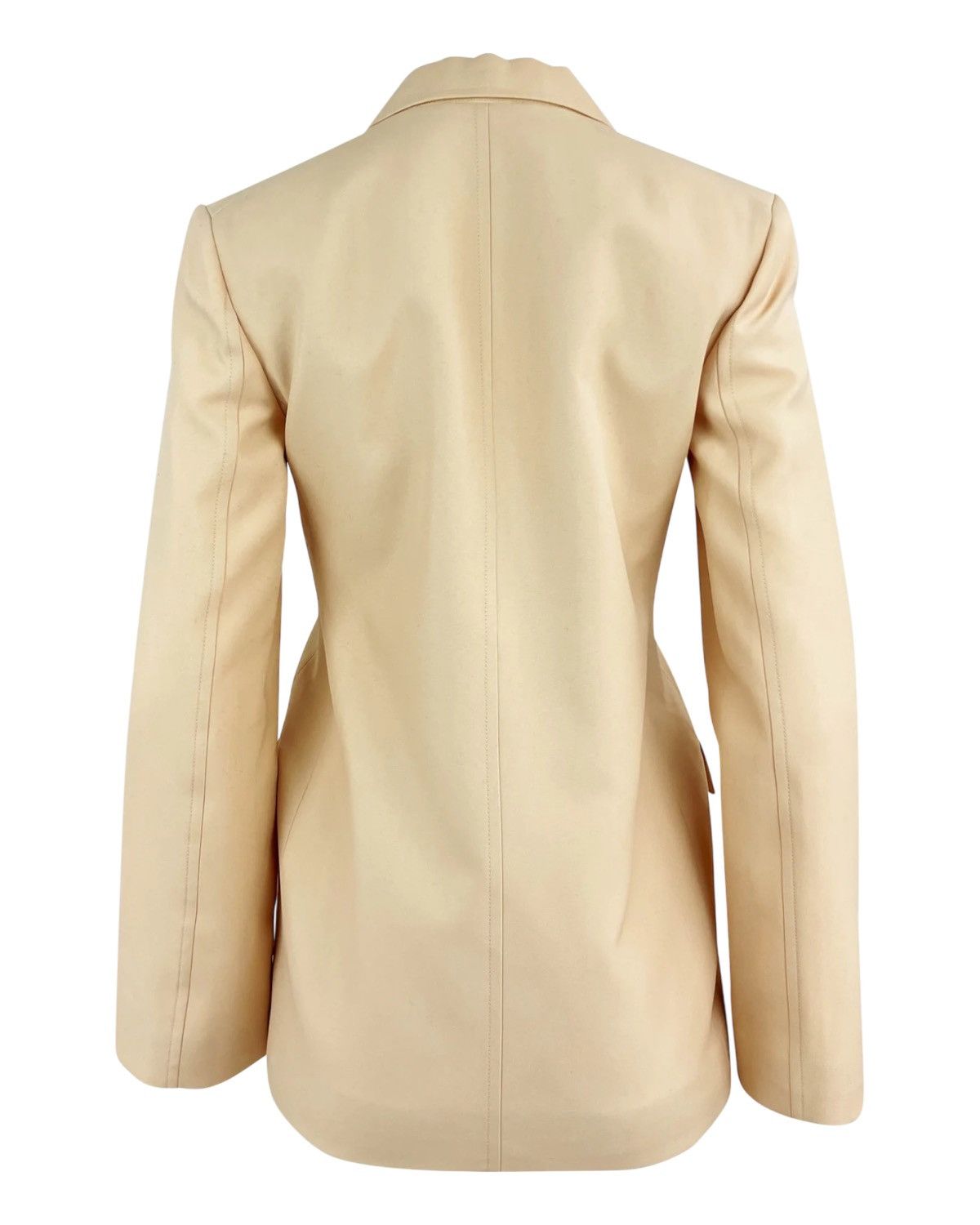 Jil Sander Jil Sander Techno-Gabardine Tailored Jacket – Champagne Size XS / US 0-2 / IT 36-38 - 2 Thumbnail