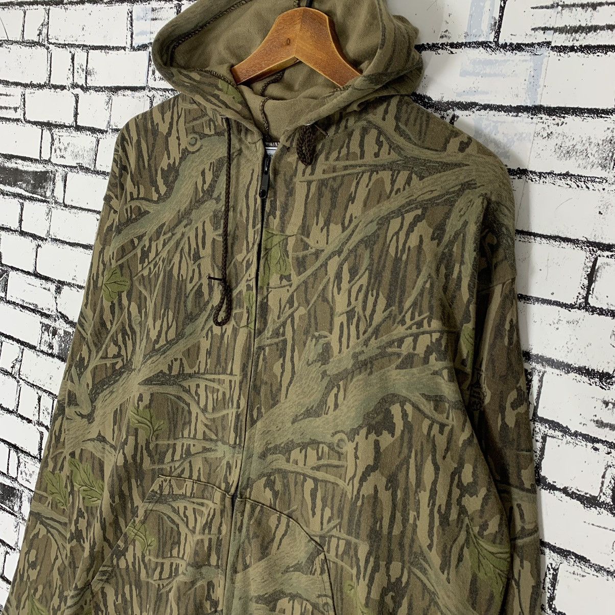 Carhartt Vintage 80s Muleskins Hoodie Mossy Oak by Carhartt Size US L / EU 52-54 / 3 - 3 Thumbnail