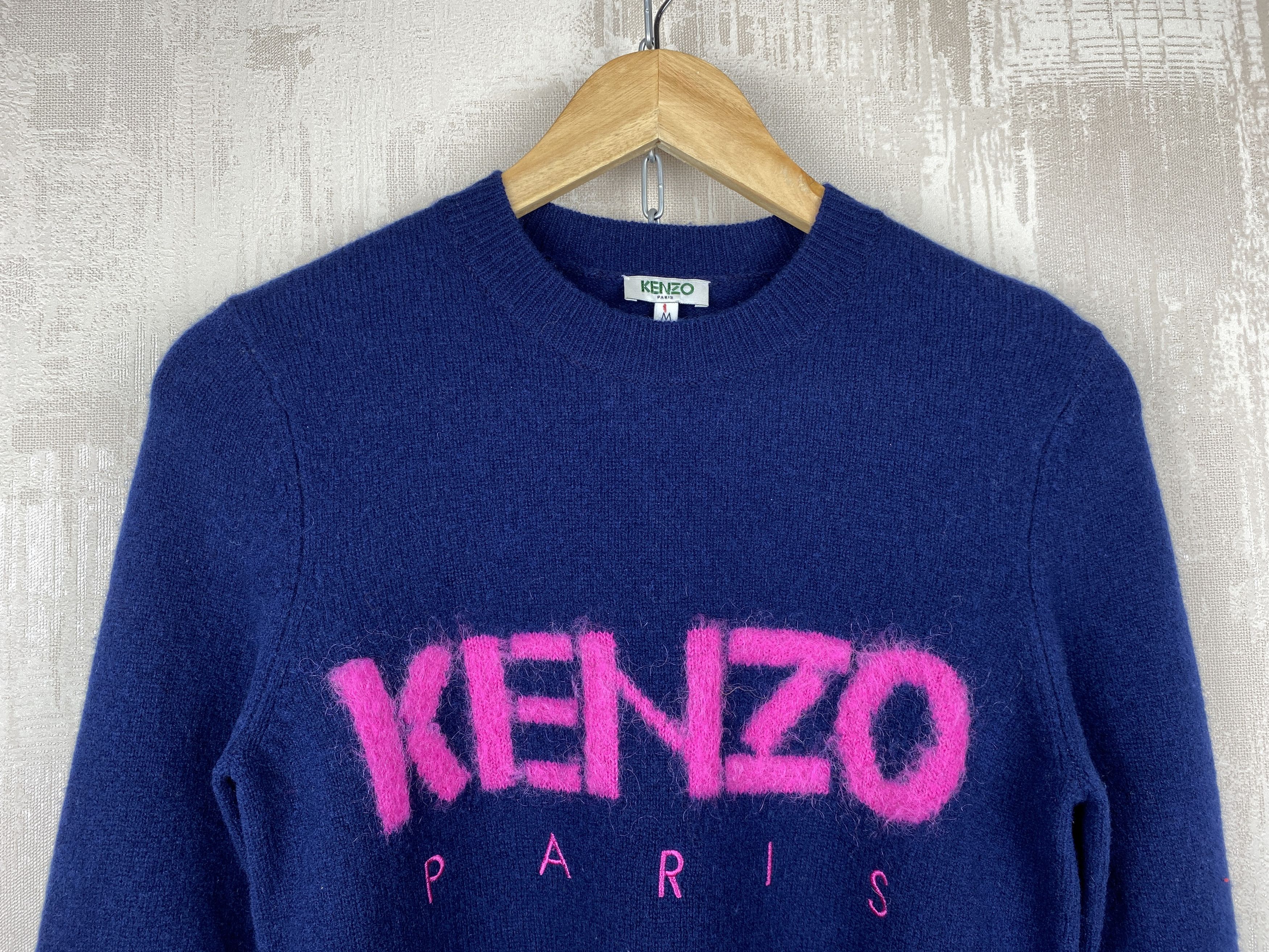 Kenzo Kenzo Paris Wool Knit Spell Out Logo Pullover Sweater Size M / US 6-8 / IT 42-44 - 4 Thumbnail
