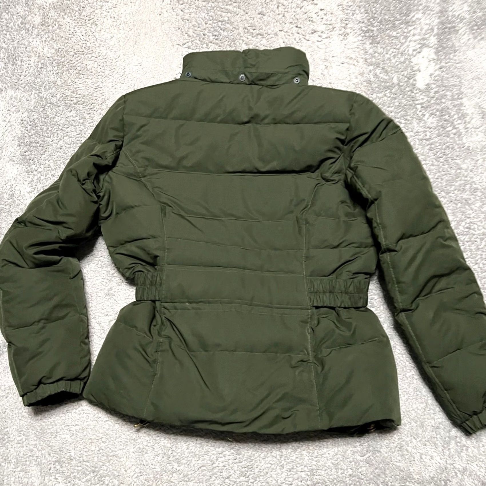 Lands' End Lands' End Coat Womens Small Green Down Belted Jacket Parka S Green Womens Down Jacket Belted Coat Size S / US 4 / IT 40 - 2 Thumbnail