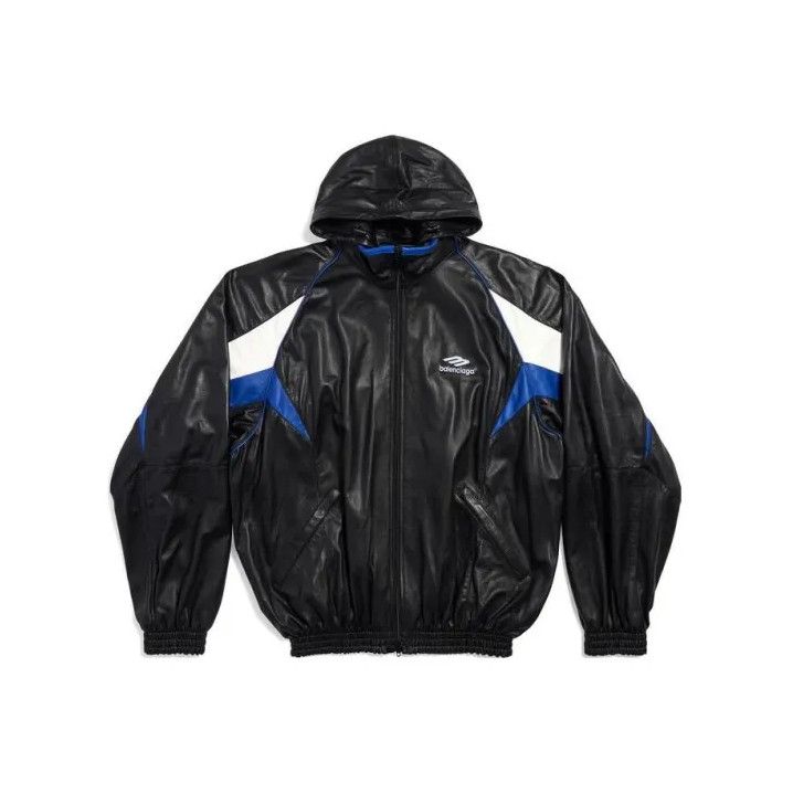 Balenciaga Balenciaga Colorblock Logo Hooded Jacket for Men Size US M / EU 48-50 / 2 - 1 Thumbnail