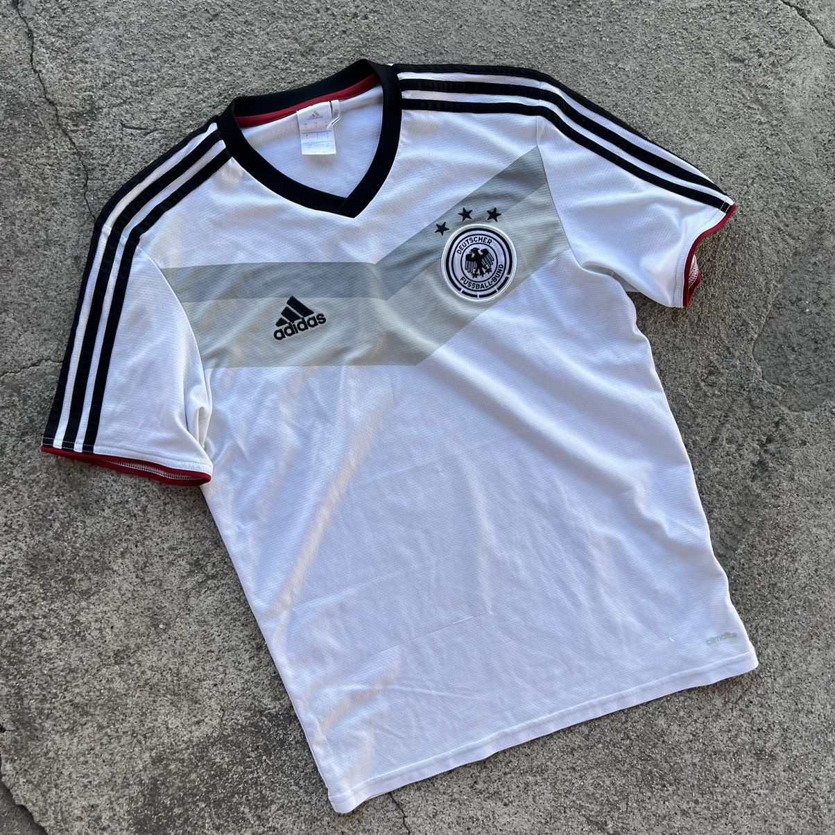 Adidas × Vintage Vintage Adidas Germany Soccer Jersey Blokecore Rare Style L Size US M / EU 48-50 / 2 - 2 Thumbnail