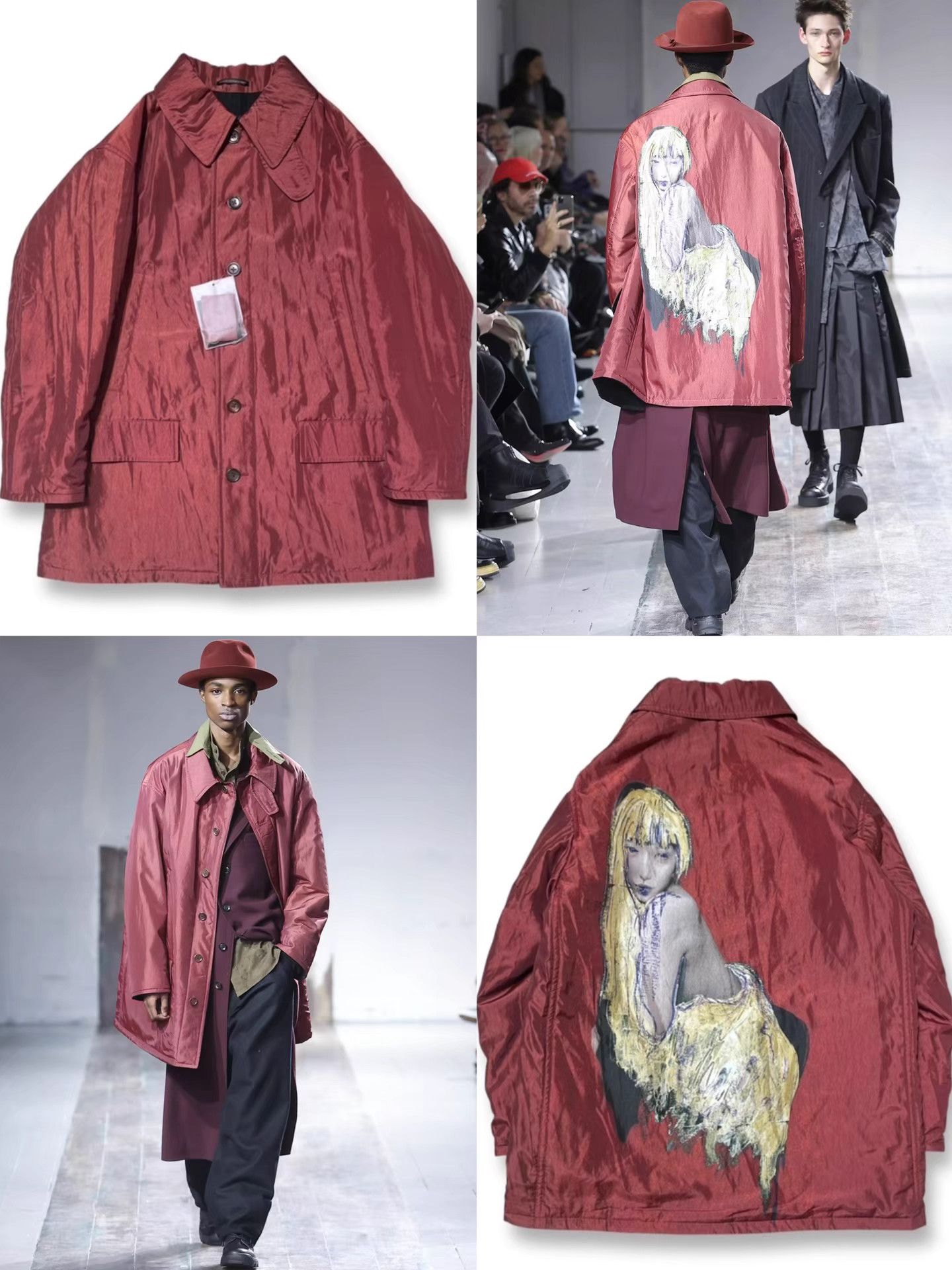 Yohji Yamamoto Yohji Yamamoto 24AW Runway 2-Way Reversible Jacket K11 Size US XL / EU 56 / 4 - 3 Thumbnail