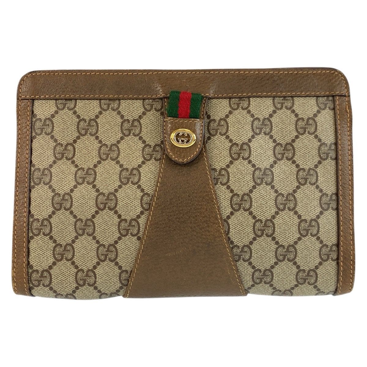 Gucci Gucci Gucci GG Supreme Canvas Clutch Bag Textile Clutch Bag 8901032 DUTY FREE for USA Size ONE SIZE - 1 Thumbnail