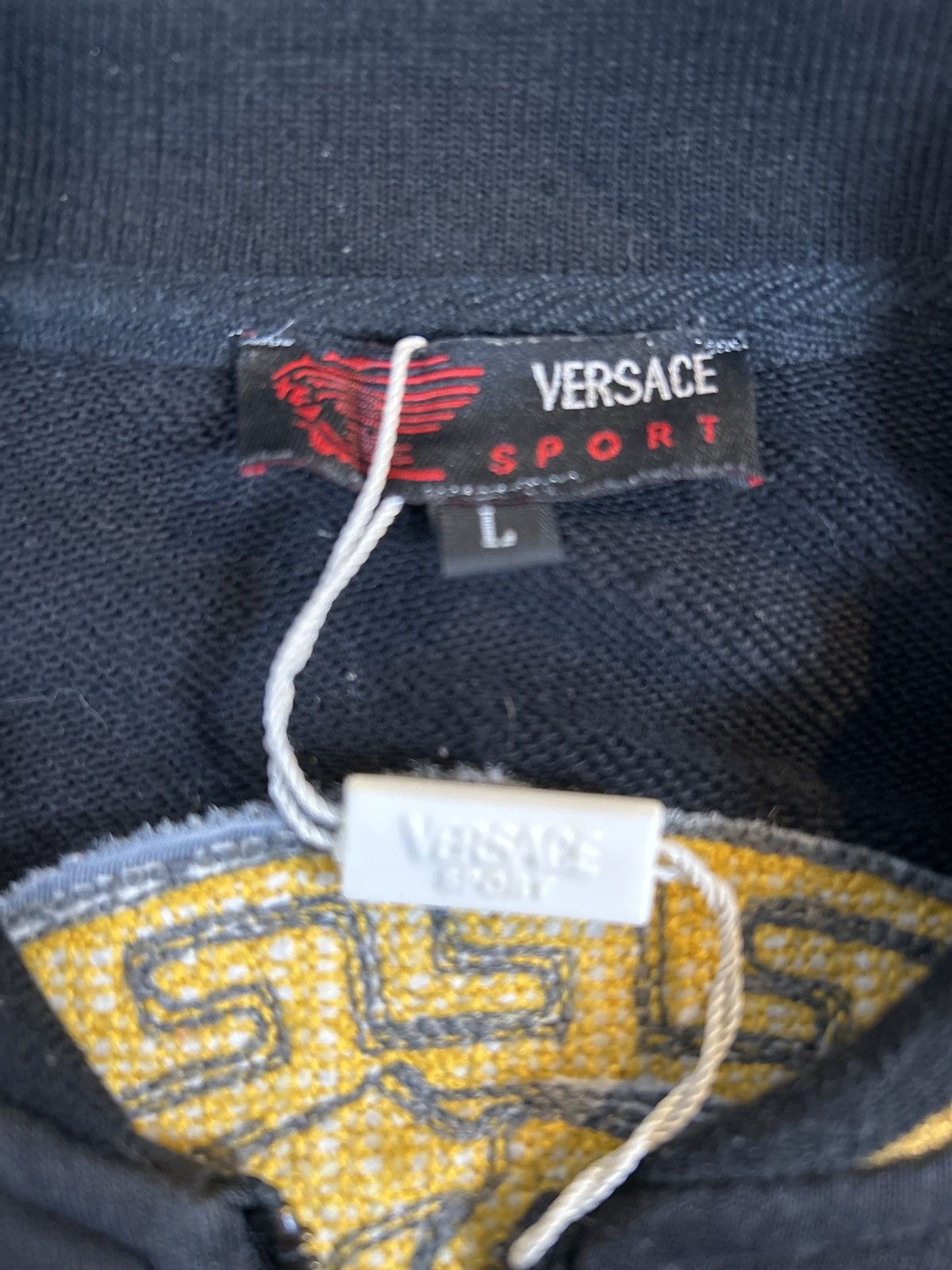 Versace Versace Sport Medusa Embroidered Jacket Black Rare Y2K 1332 Size L / US 10 / IT 46 - 5 Thumbnail