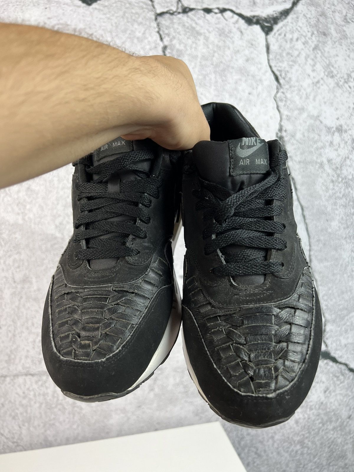 Nike Nike Air Max 1 Woven 'White Black' mans Sneakers Size 10 Size US 10 / EU 43 - 7 Thumbnail