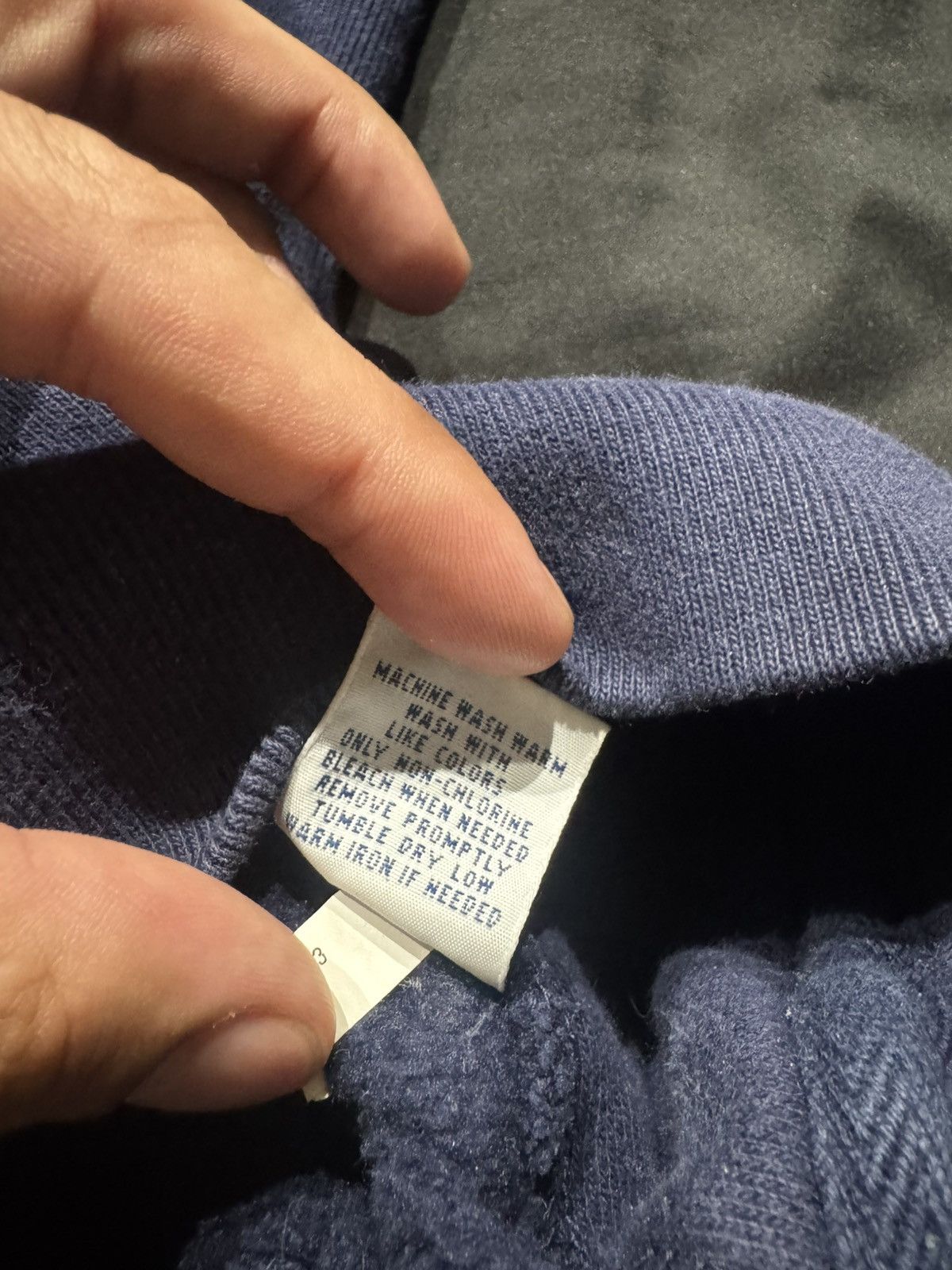 Polo Ralph Lauren Navy Blue Polo Hoodie (Michigan) Size US L / EU 52-54 / 3 - 6 Thumbnail