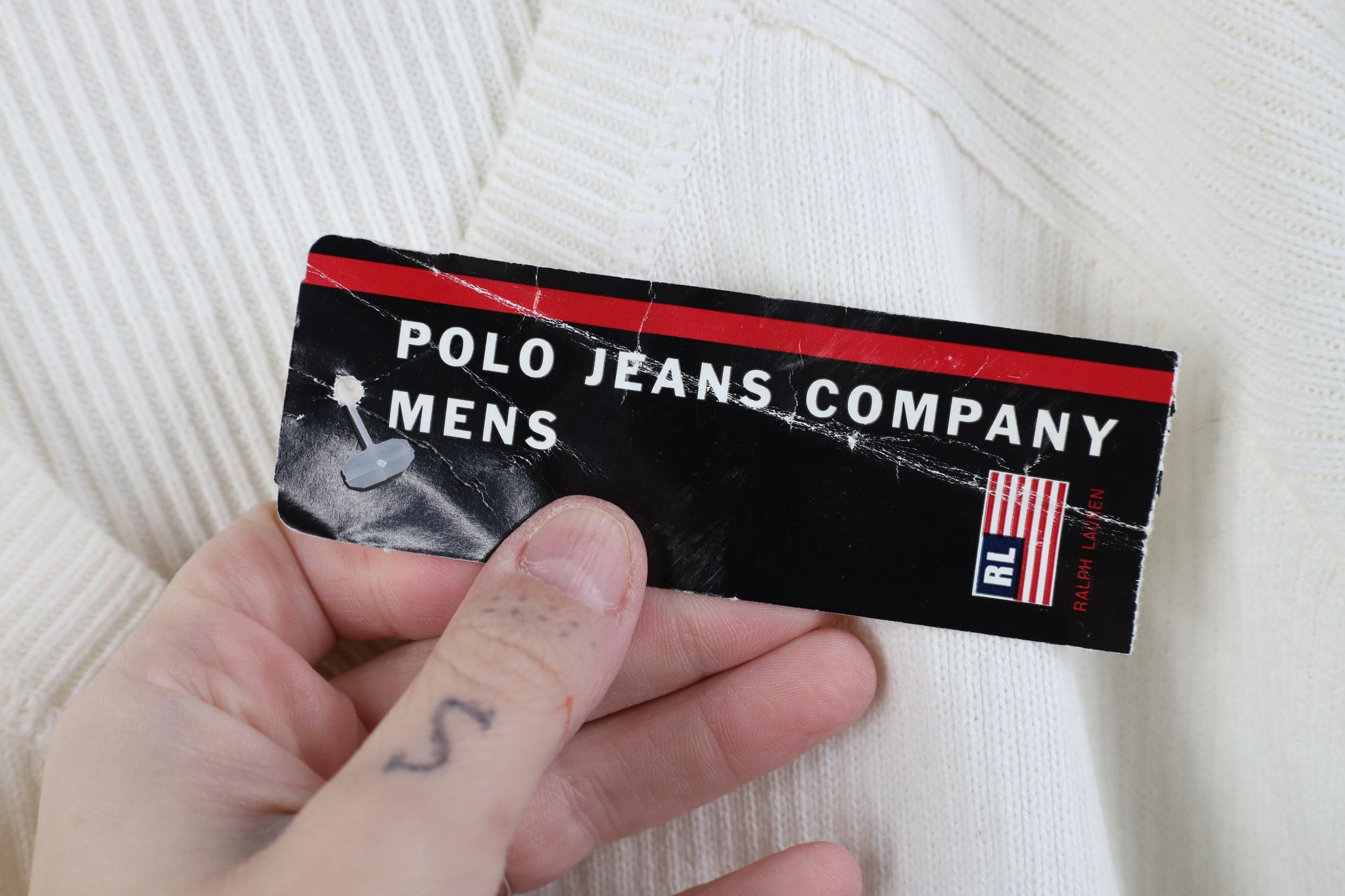 Polo Ralph Lauren Deadstock Vintage 90s Ralph Lauren Ribbed Knit Sweater Size US XXL / EU 58 / 5 - 5 Thumbnail