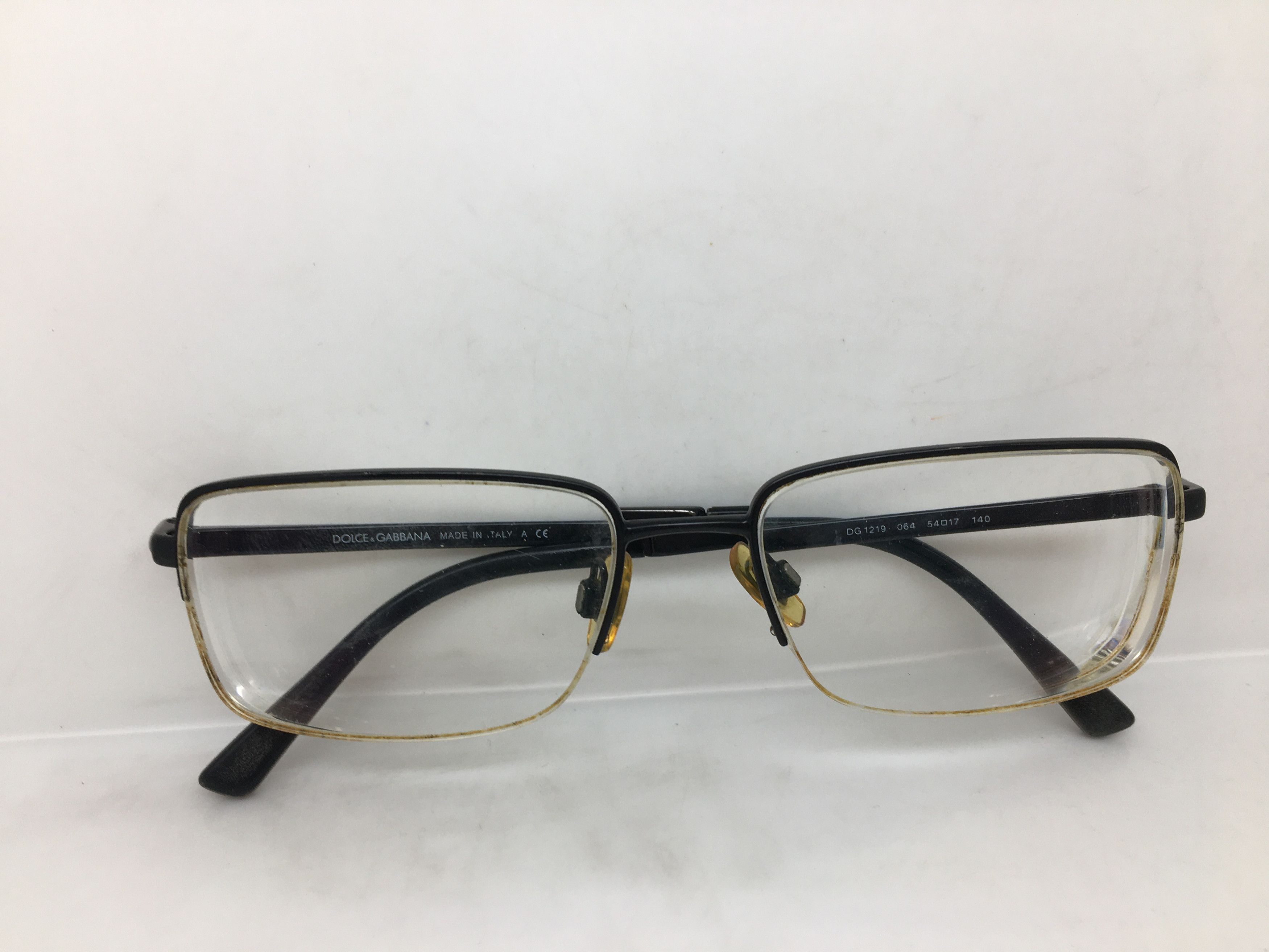 Dolce & Gabbana Dolce & Gabbana Black Alloy Half Rim RX Eyeglasses Frame Size ONE SIZE - 9 Thumbnail