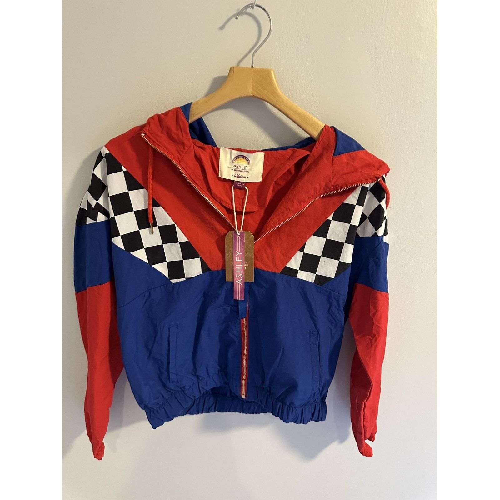 Nordstrom Y2K Ashley by 26 International Colorblock Windbreaker NWT M Size M / US 6-8 / IT 42-44 - 1 Thumbnail