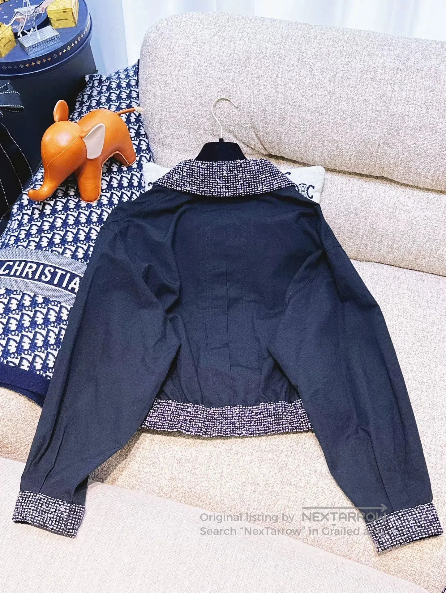 Chanel Chanel 23P Mixed Color Knit Collar Jacket. Size US M / EU 48-50 / 2 - 3 Thumbnail