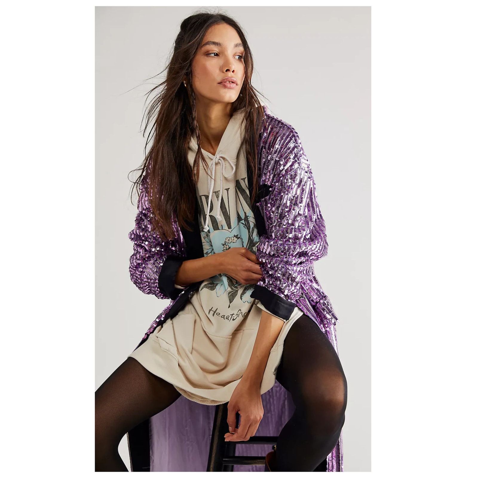 Free People Free People Ella Sequin Duster Size Small Size S / US 4 / IT 40 - 1 Thumbnail