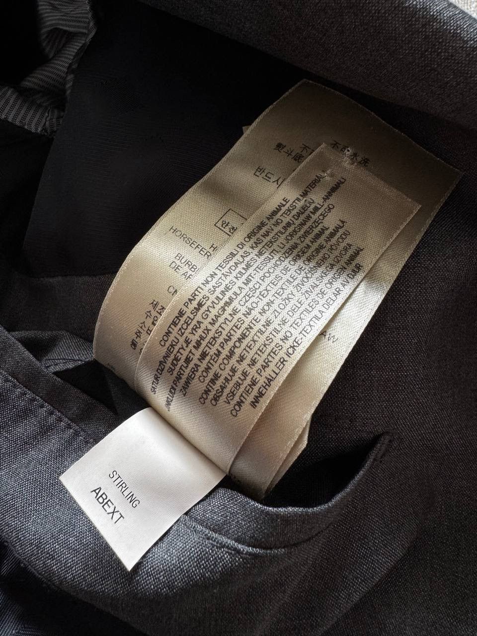Burberry Burberry London Wool Silk Blend Blazer Size 50R - 11 Thumbnail
