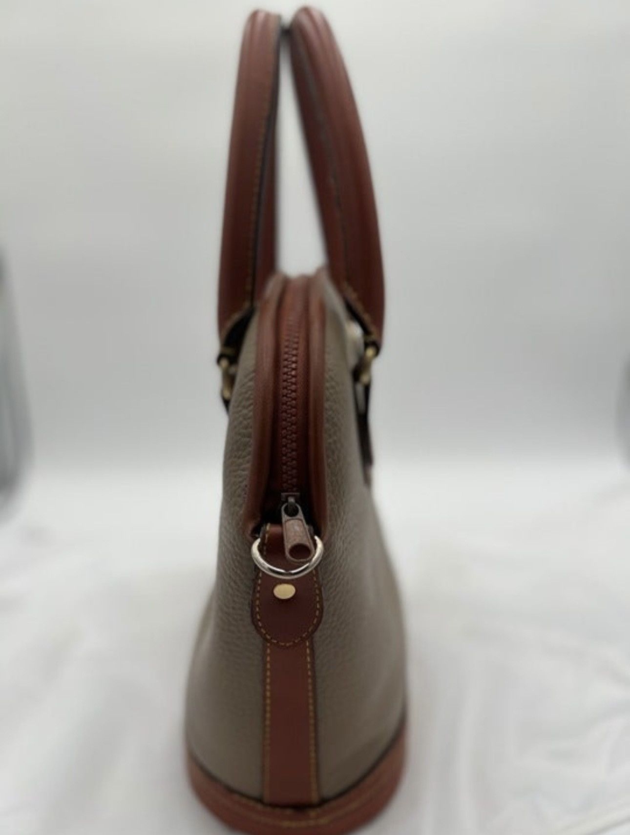 Dooney & Bourke Dooney & Bourke Elegant Brown Leather Handbag Size ONE SIZE - 2 Thumbnail