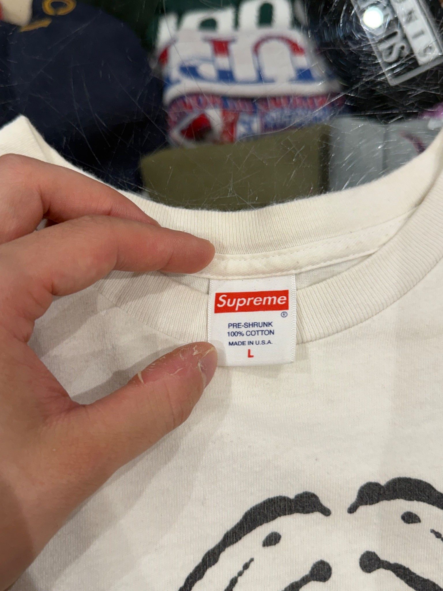 Supreme Supreme Scream Tee White Size US L / EU 52-54 / 3 - 9 Thumbnail