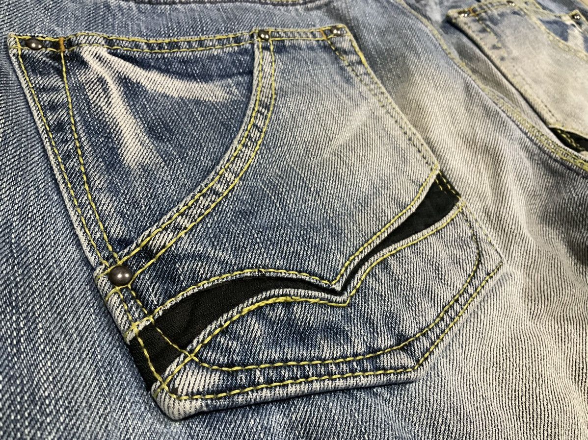 If Six Was Nine 🔥Sick Y2K Nicole Club For Men Flared Denim UK Flag Size US 30 / EU 46 - 12 Thumbnail