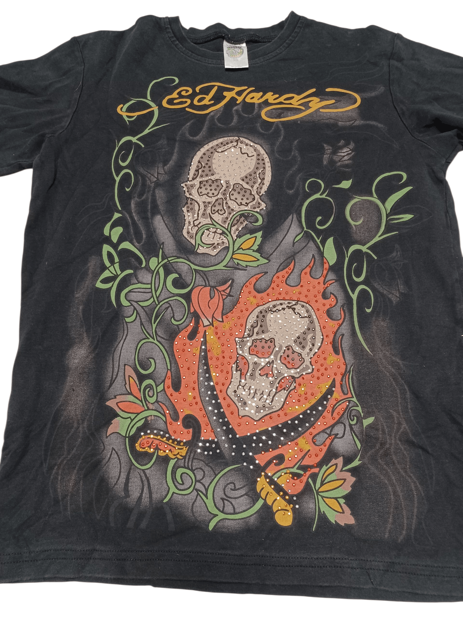 Ed Hardy ED HARDY CHRISTIAN AUDIGIR VINTAGE MADE IN USA TEE Size US XL / EU 56 / 4 - 2 Thumbnail