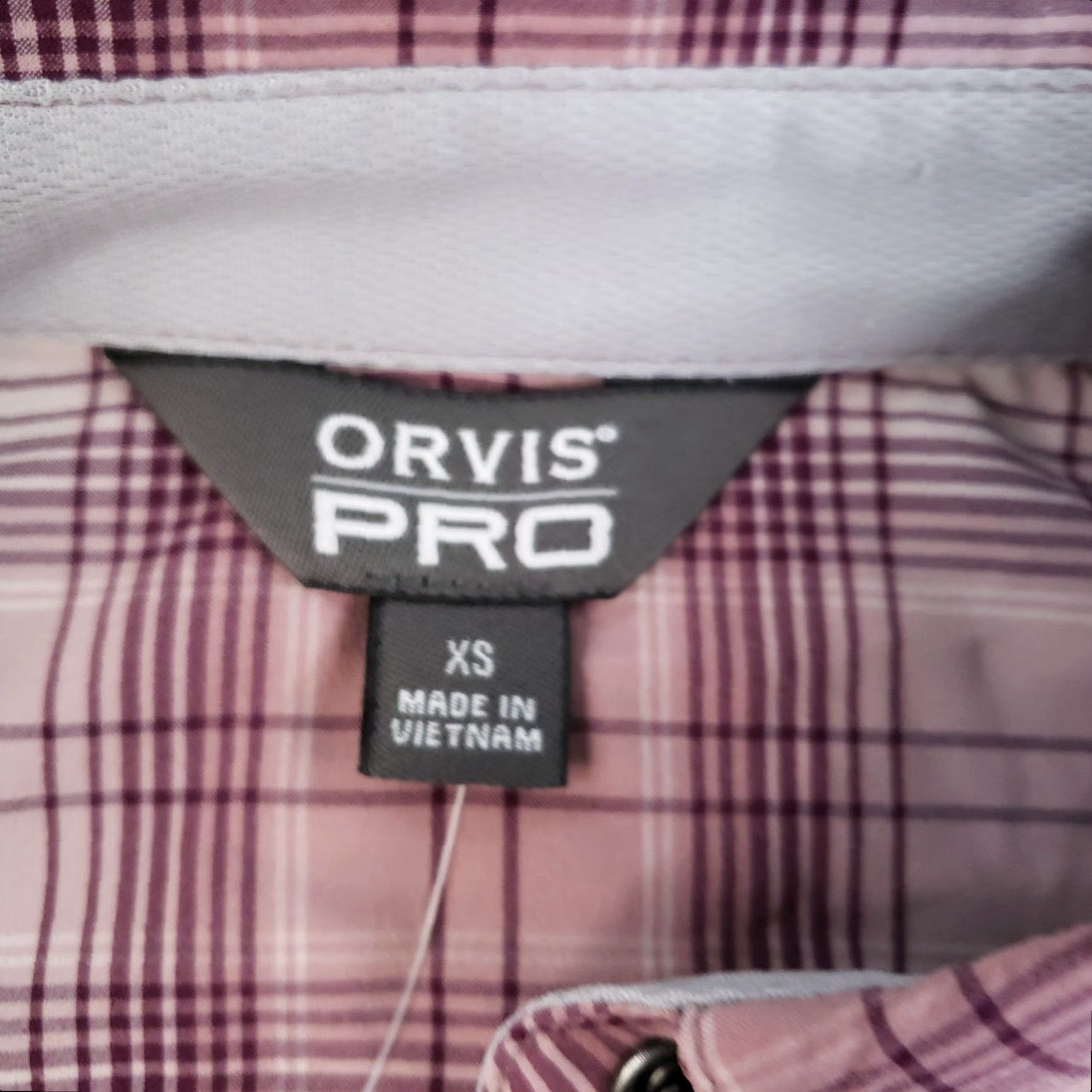 Orvis VINTAGE Orvis Shirt Women's XS Purple Plaid Stretch Button-Up Collared Lightweight Pocketed 90s Womens Size XS / US 0-2 / IT 36-38 - 5 Thumbnail
