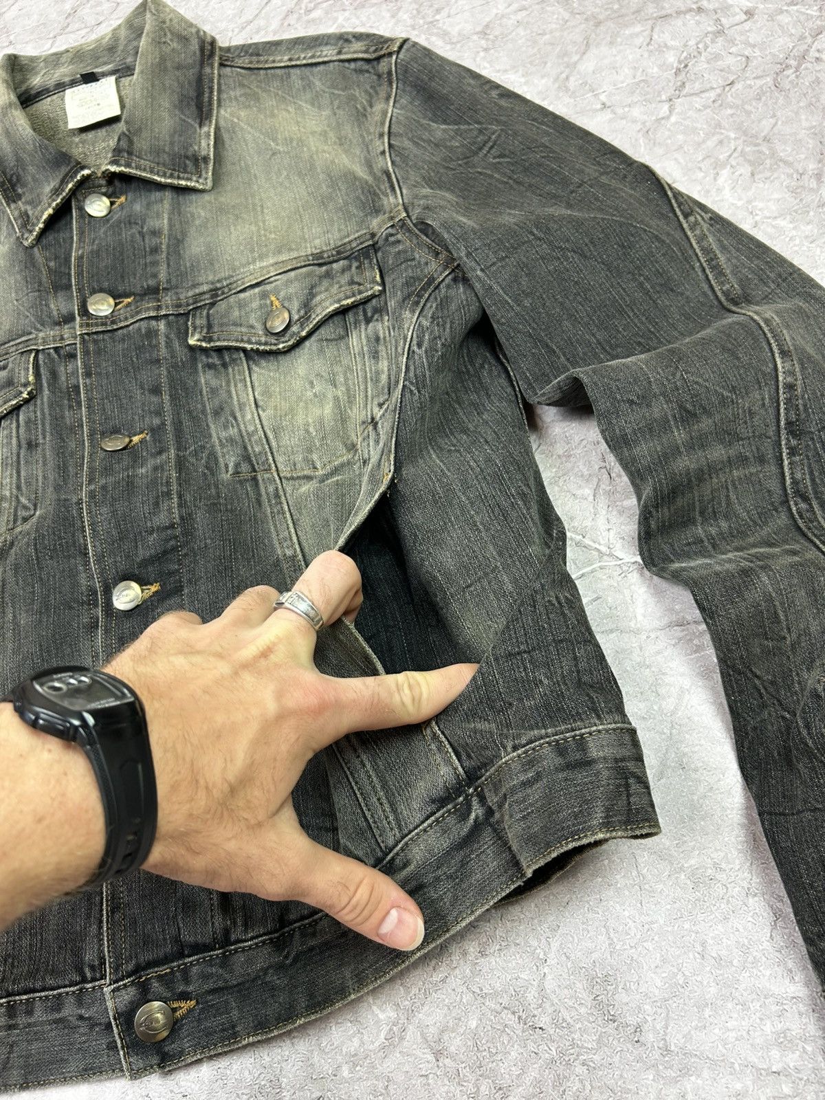 Just Cavalli Just Cavalli washed denim jacket Size US M / EU 48-50 / 2 - 8 Thumbnail