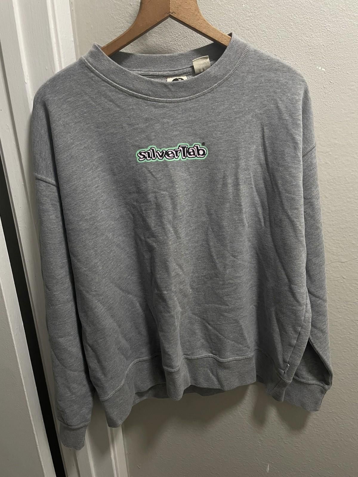 Levi's Levi's SilverTab Sweatshirt XL Crewneck Spell Out Fleece Size US XL / EU 56 / 4 - 1 Thumbnail