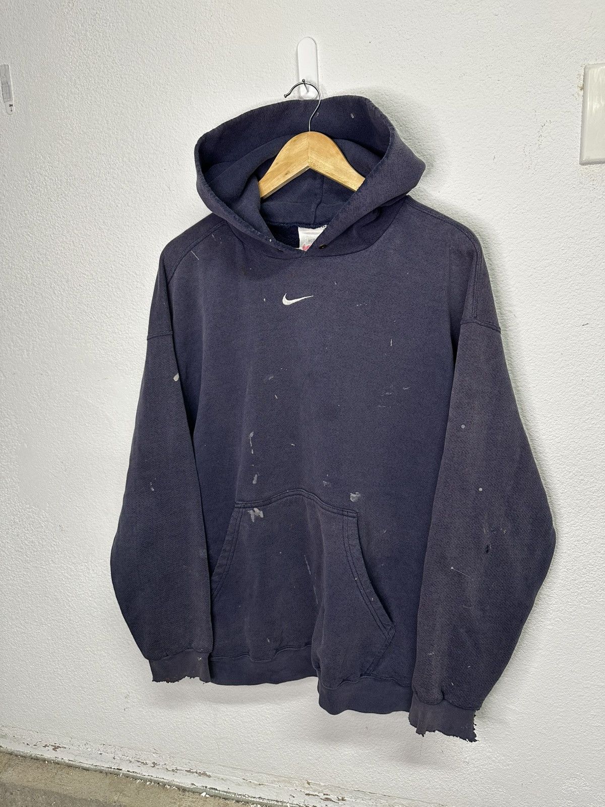 Nike Nike Center Swoosh Faded Hoodie Size US L / EU 52-54 / 3 - 1 Thumbnail