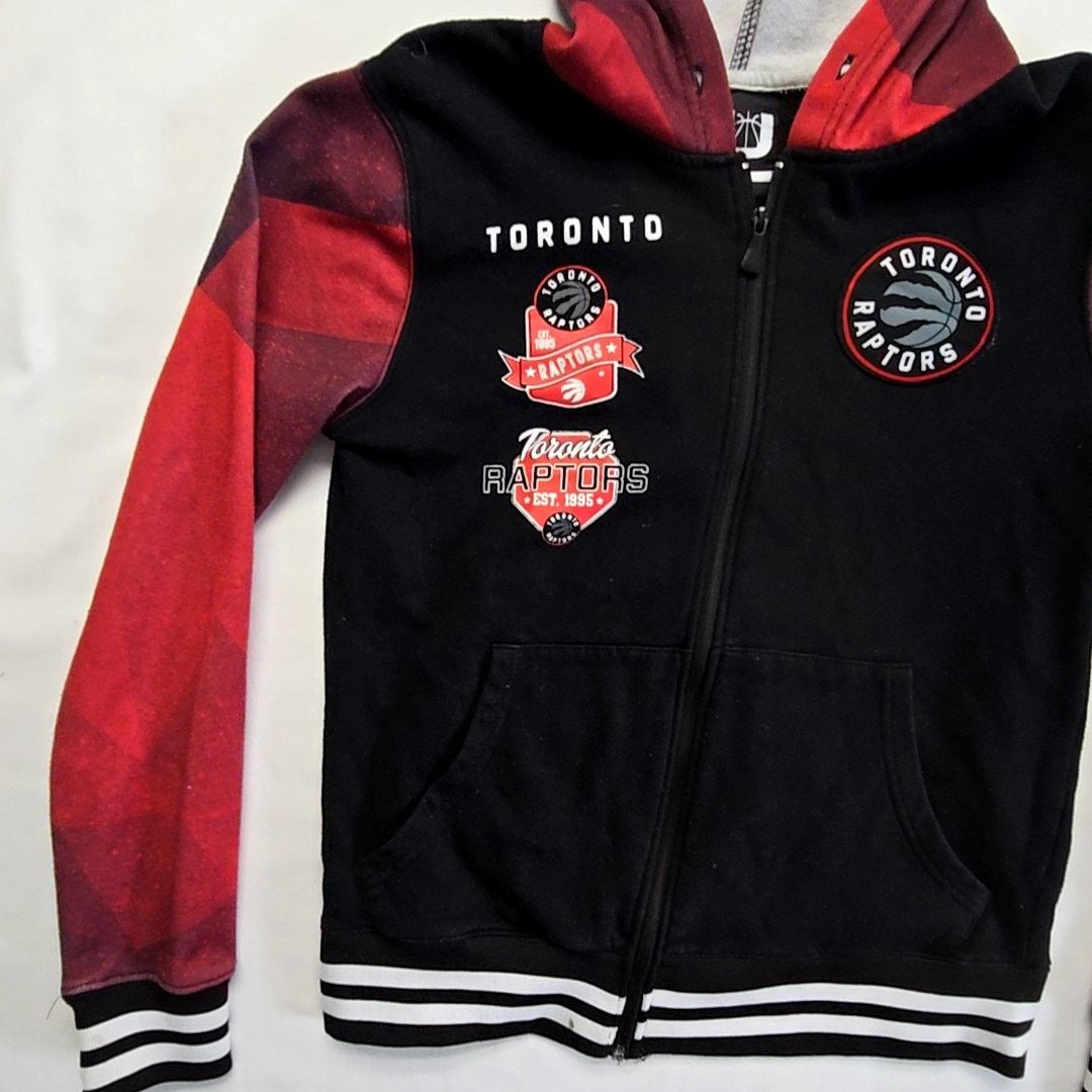 NBA Toronto Raptors Hoodie Red Black Youth S NBA Sweater Size US S / EU 44-46 / 1 - 2 Thumbnail
