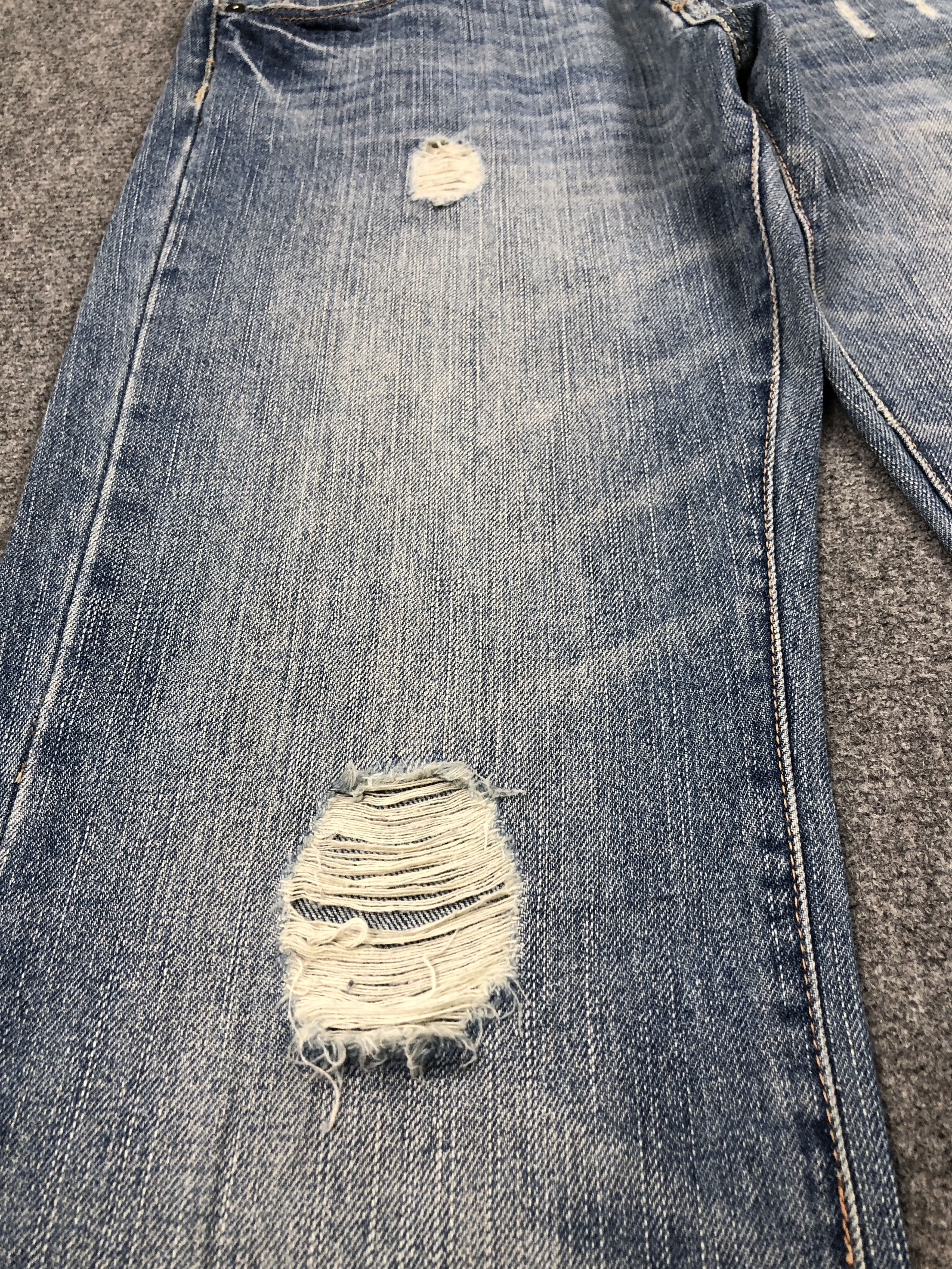 If Six Was Nine Vintage Japanese Brand Distressed Bootcut Jeans DP2482 Size US 33 - 11 Thumbnail